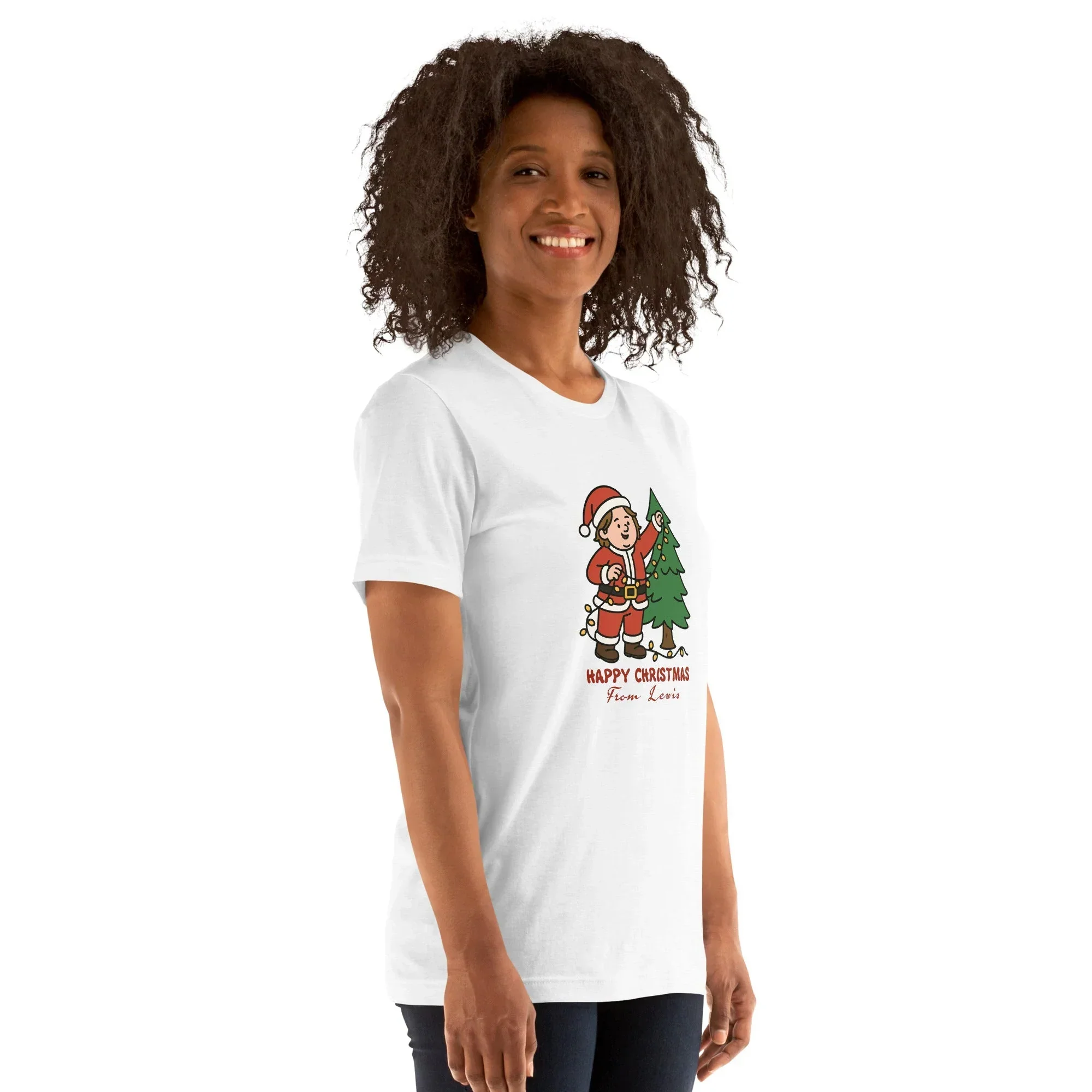 Lewis Capaldi Christmas T-Shirt | Unisex Organic Cotton Festive Tee