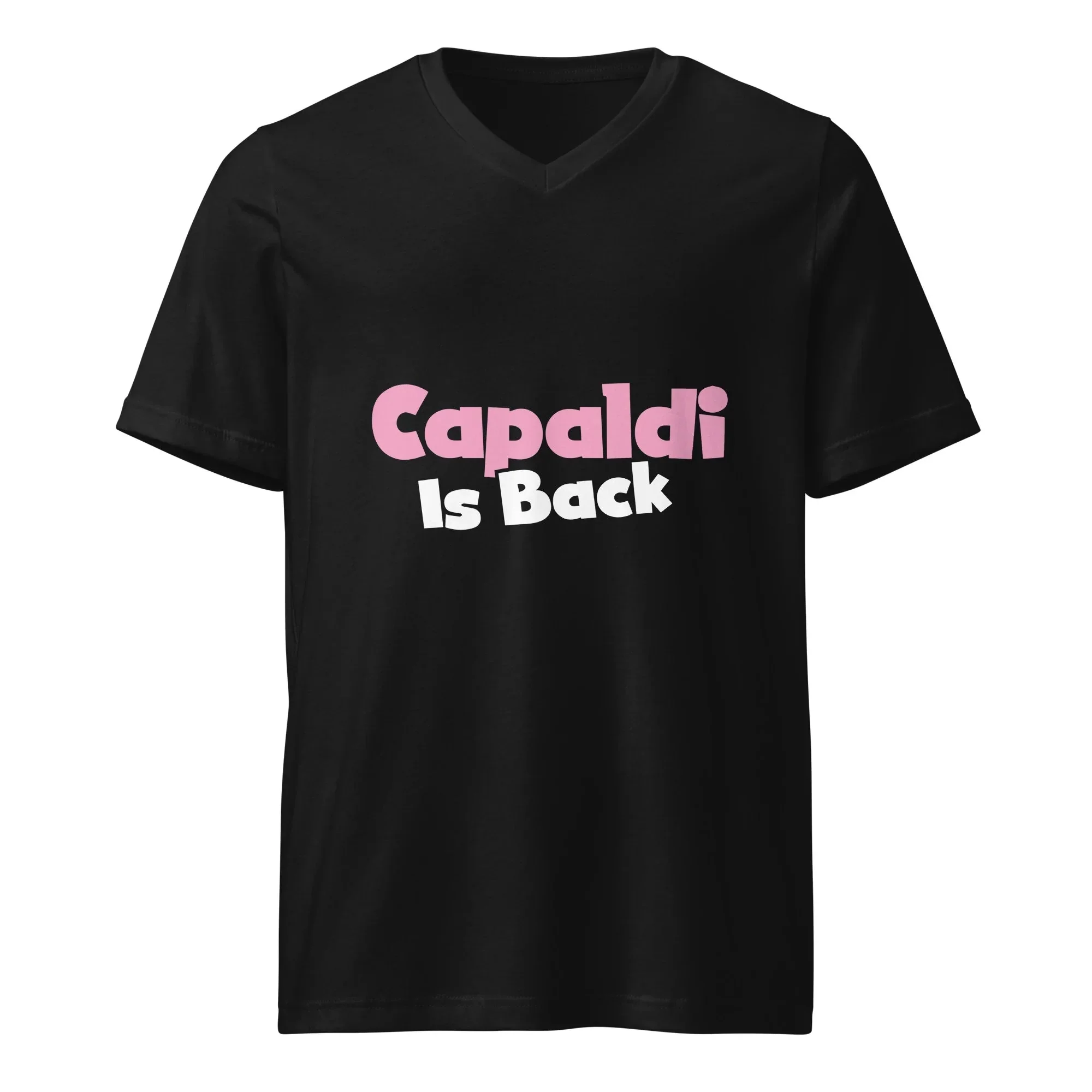 Lewis Capaldi Unisex V-Neck T-Shirt | 