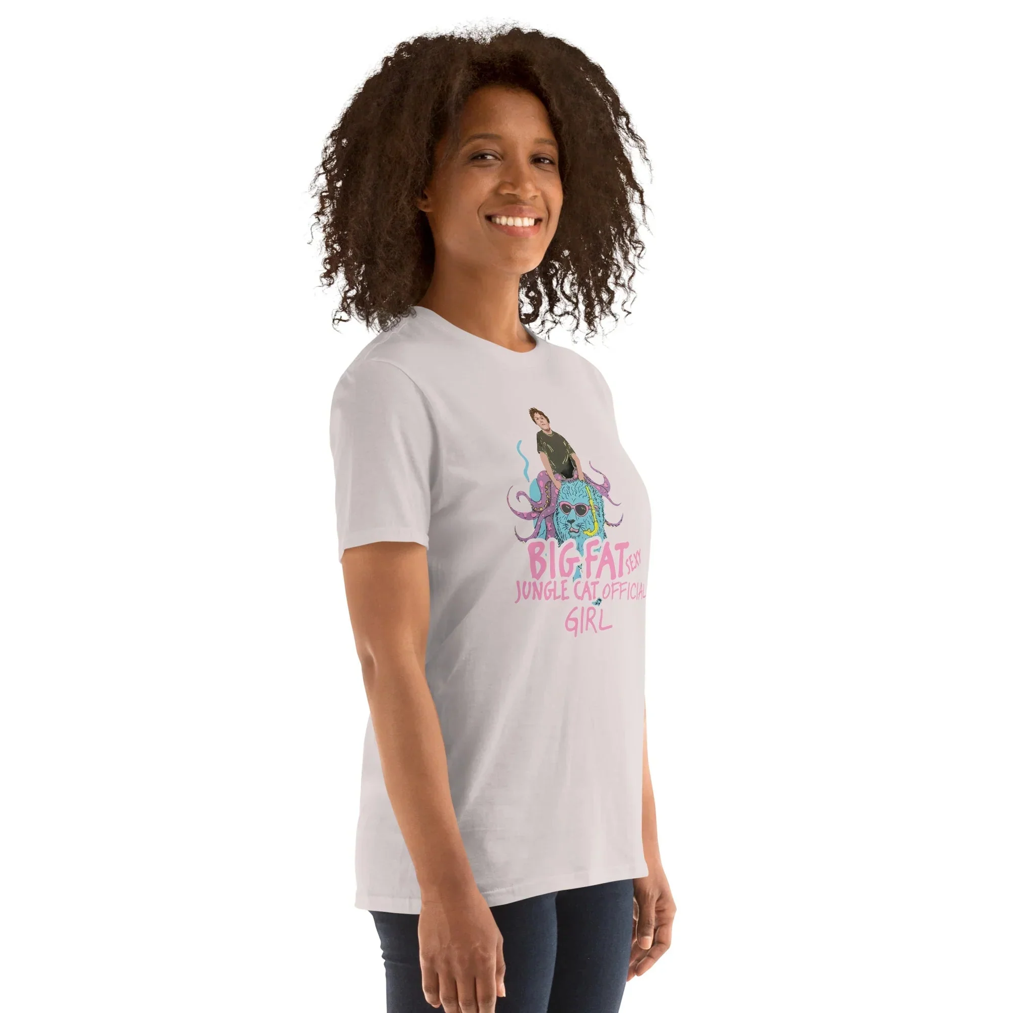 Lewis Capaldi T-Shirt | Big Fat Sexy Jungle Cats Graphic Tee for Girls | Premium Cotton