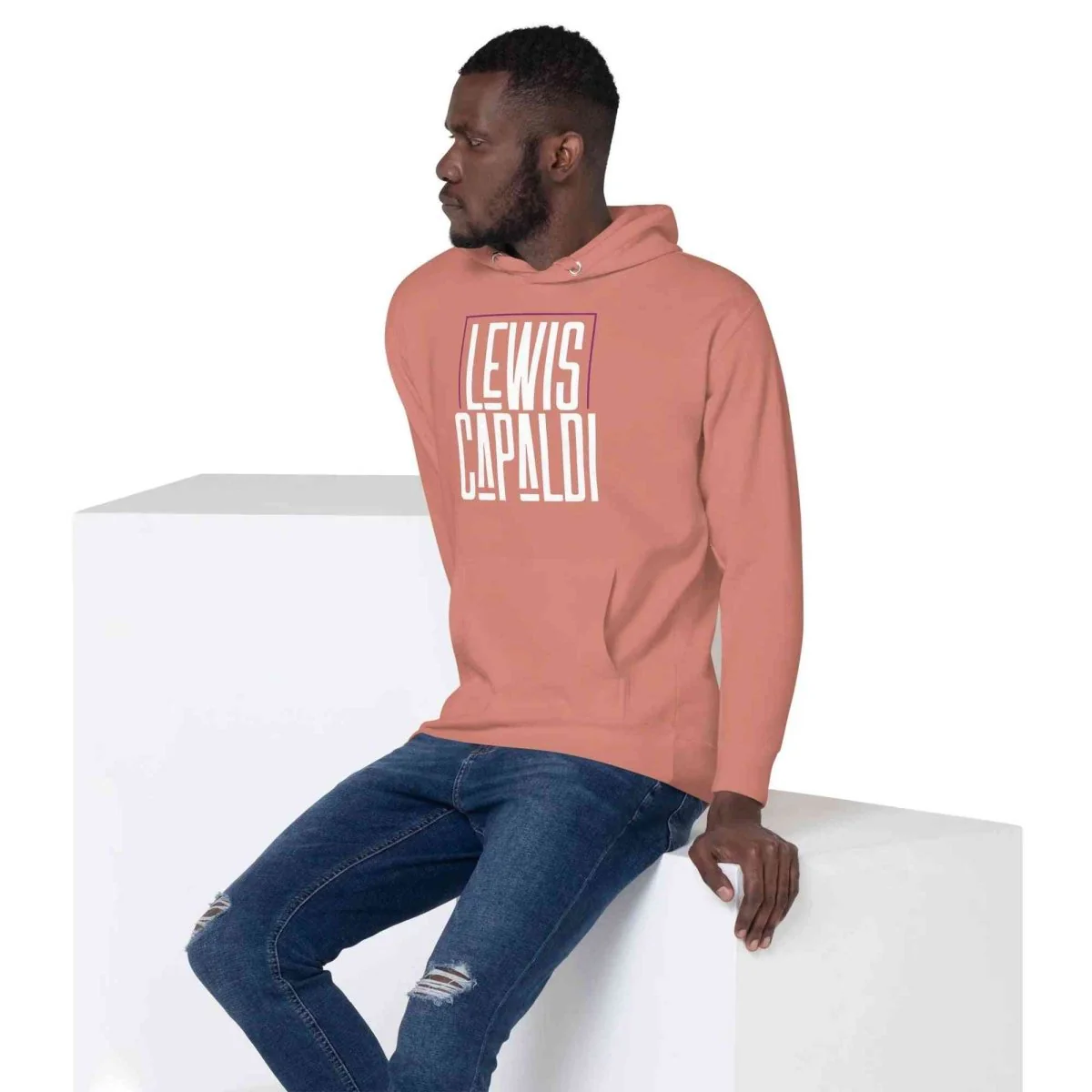 Lewis Capaldi Hoodie - Unisex Cotton-Polyester Blend with Unique Horticultural Art