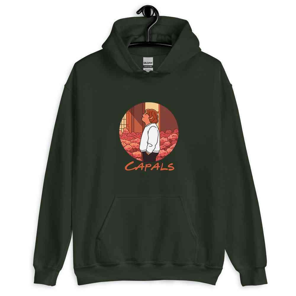 Lewis Capaldi Hoodie | Black Cotton-Poly Blend Unisex Graphic Sweatshirt - Capals