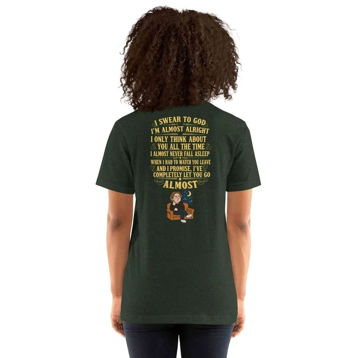 Lewis Capaldi Almost Lyrics Shirt | Unisex T-Shirt for Fans of Emotional Music