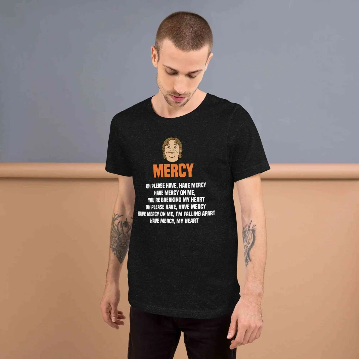 Lewis Capaldi Mercy Lyrics T-Shirt | Unisex Cotton Fan Merch