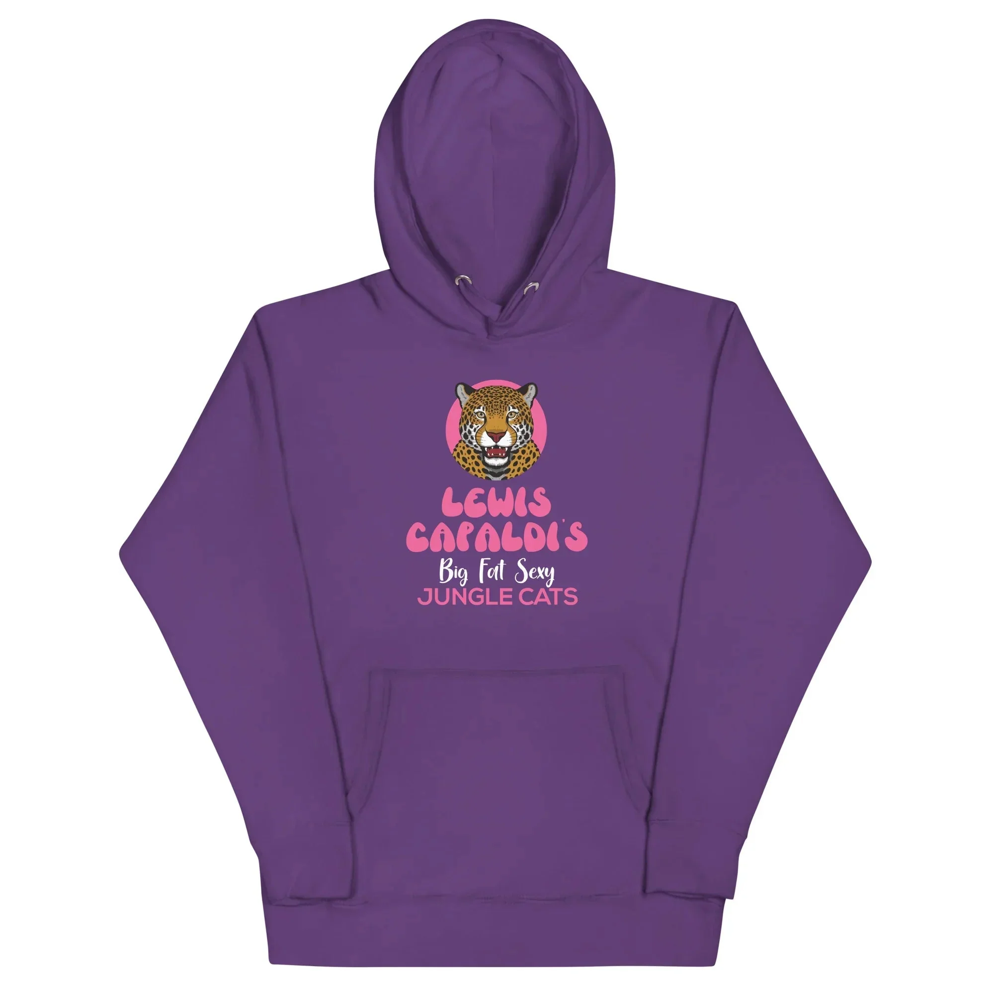Lewis Capaldi Hoodie - Big Fat Sexy Jungle Cats Graphic Print Unisex