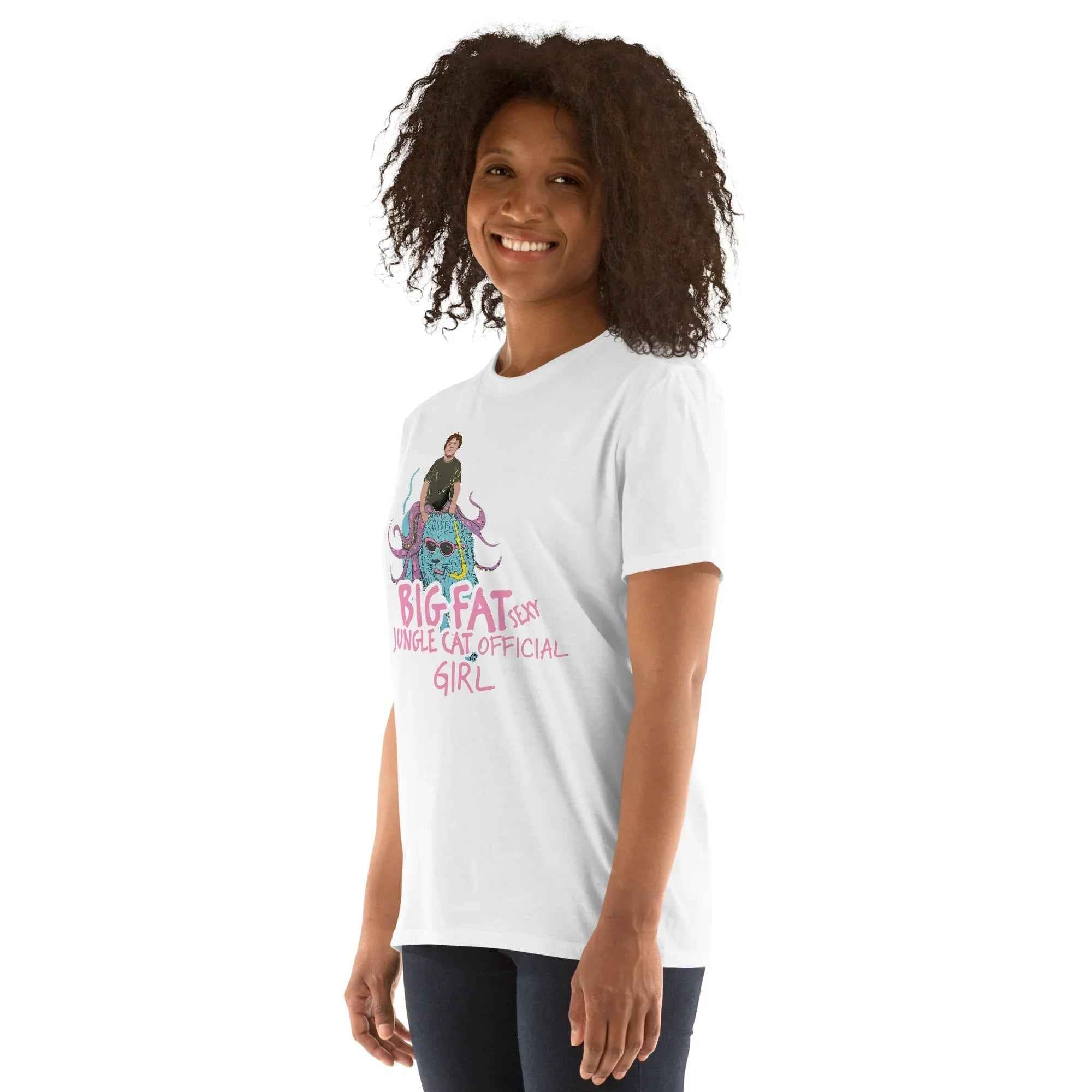 Lewis Capaldi T-Shirt | Big Fat Sexy Jungle Cats Graphic Tee for Girls | Premium Cotton