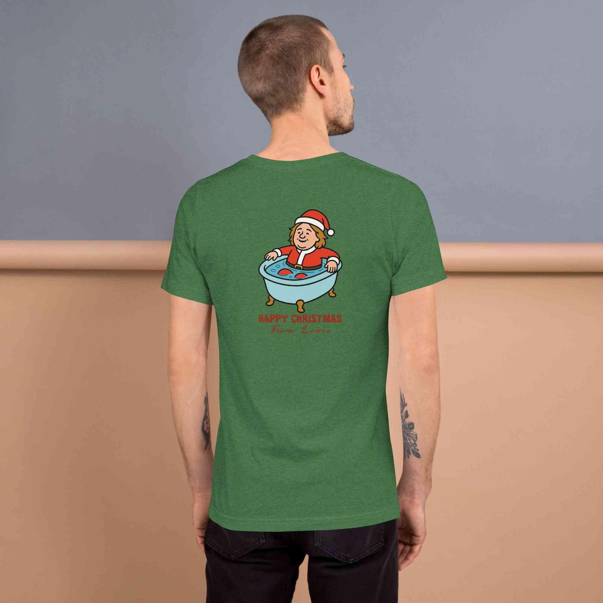 Lewis Capaldi Christmas T-Shirt - Unisex Eco-Friendly Festive Graphic Tee