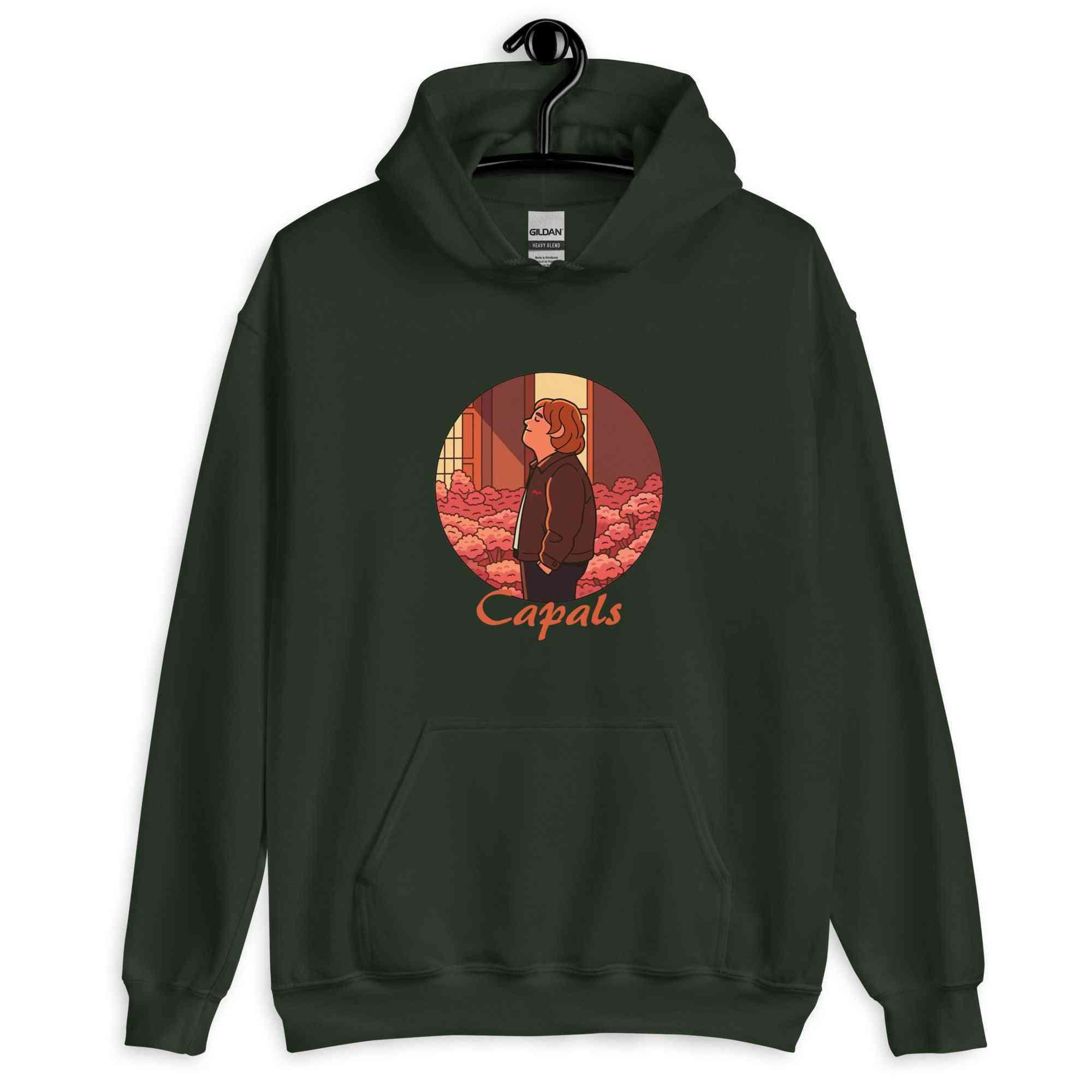 Lewis Capaldi Hoodie | Unisex Retro Graphic Sweatshirt - Black - Capals