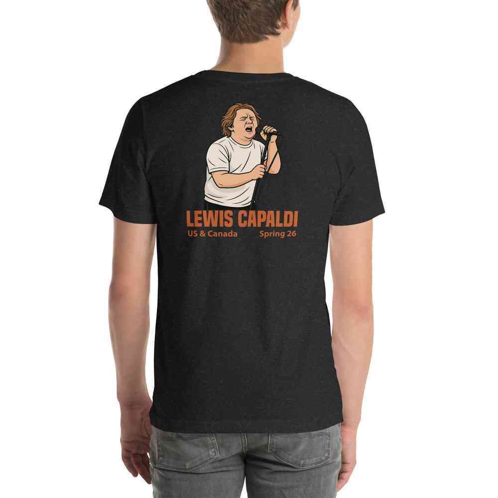 Lewis Capaldi Tour 2026 T-Shirt | Unisex Cotton Fan Tee
