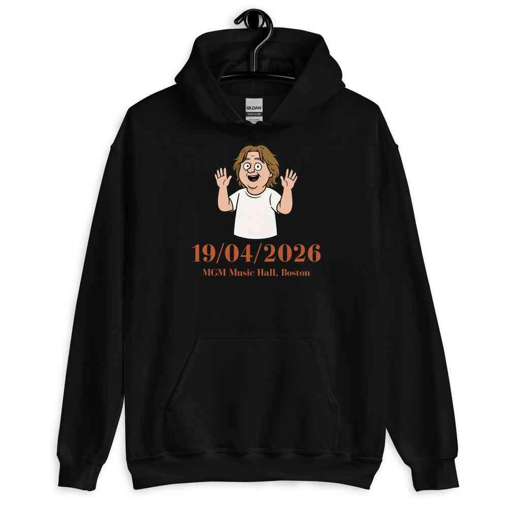 Lewis Capaldi Tour 2026 Hoodie | Black Unisex Concert Merch