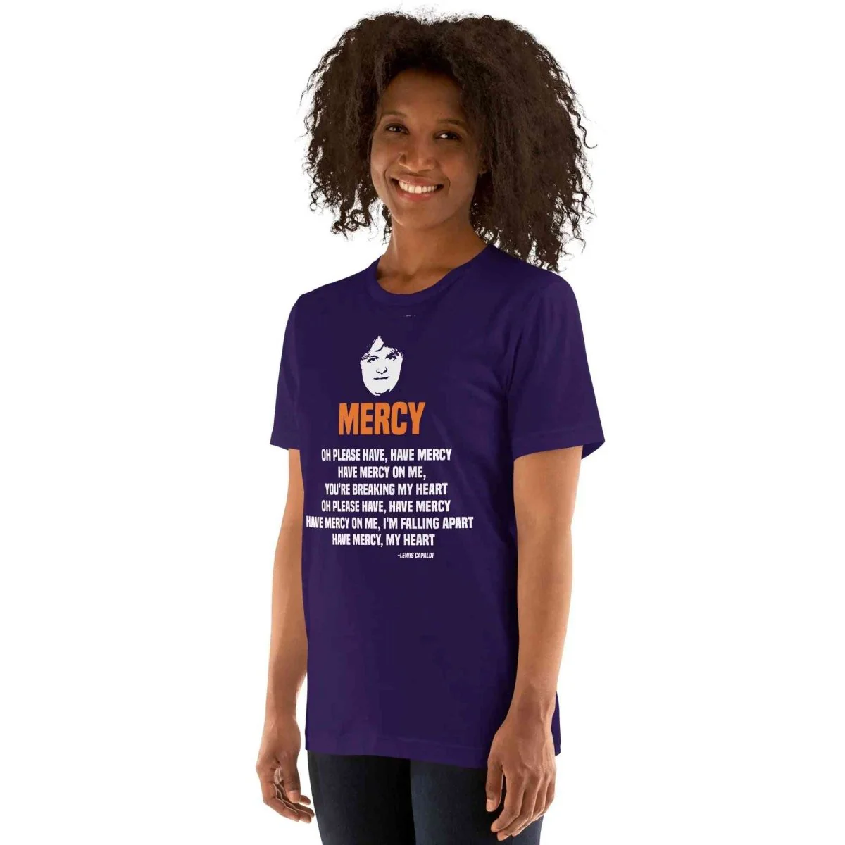 Lewis Capaldi Mercy Lyrics T-Shirt | Unisex Cotton Fan Tee