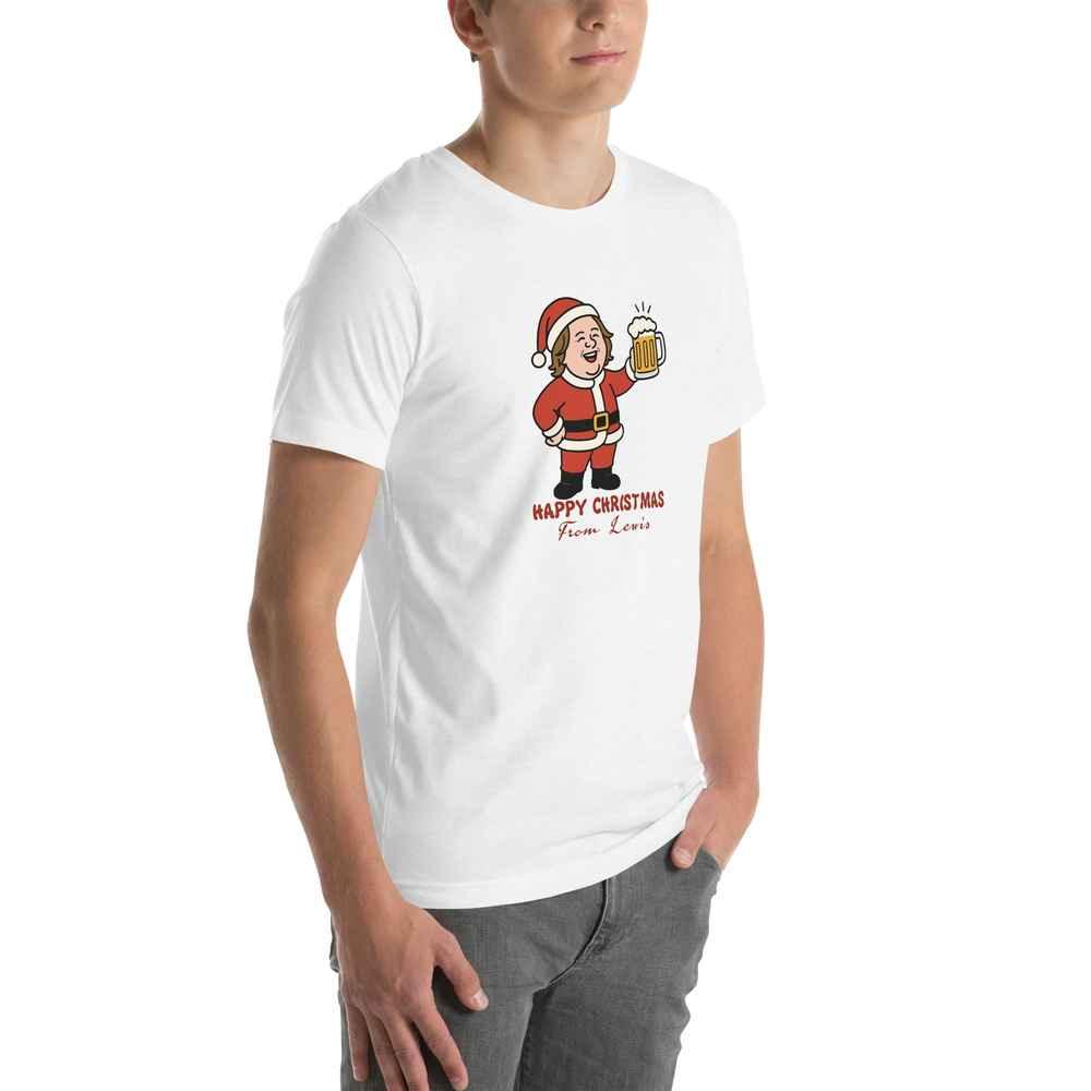 Lewis Capaldi Unisex Cotton T-Shirt | Graphic Christmas Tee