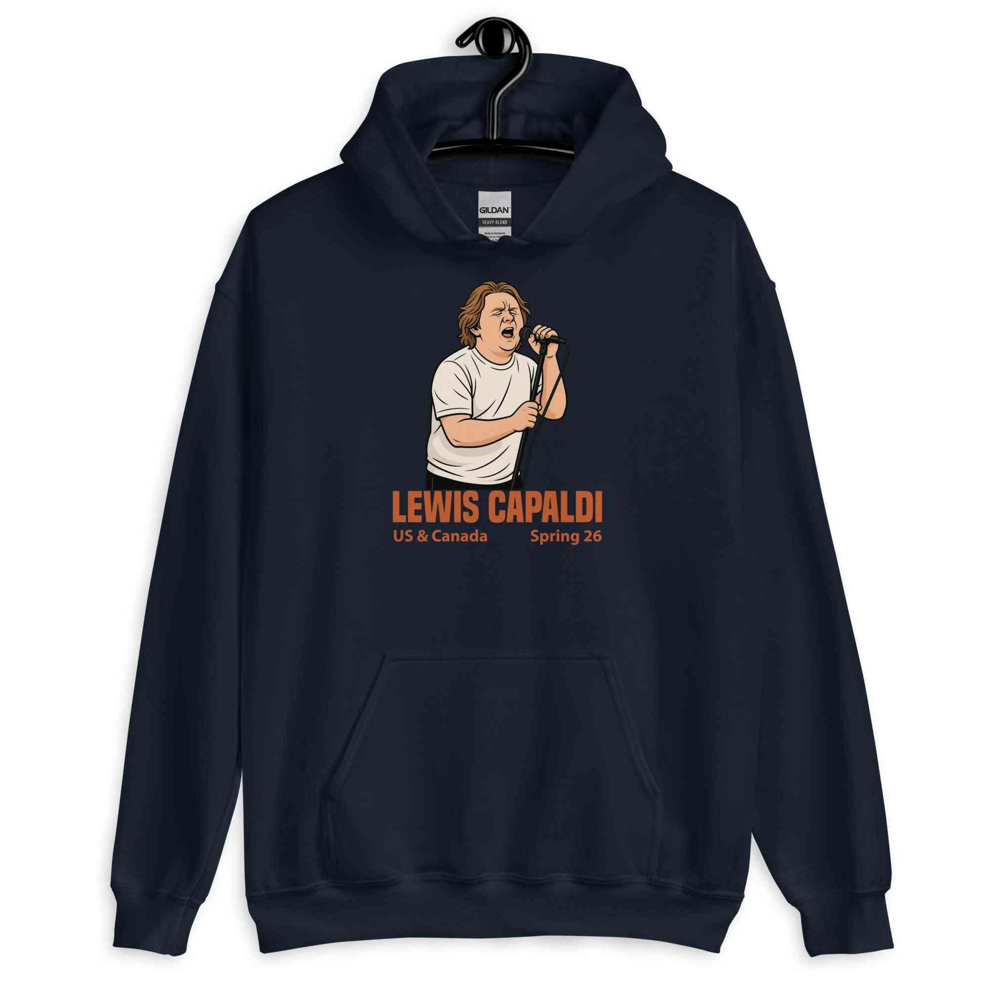 Lewis Capaldi Tour 2026 Unisex Hoodie - Alcyone213k Cotton Blend