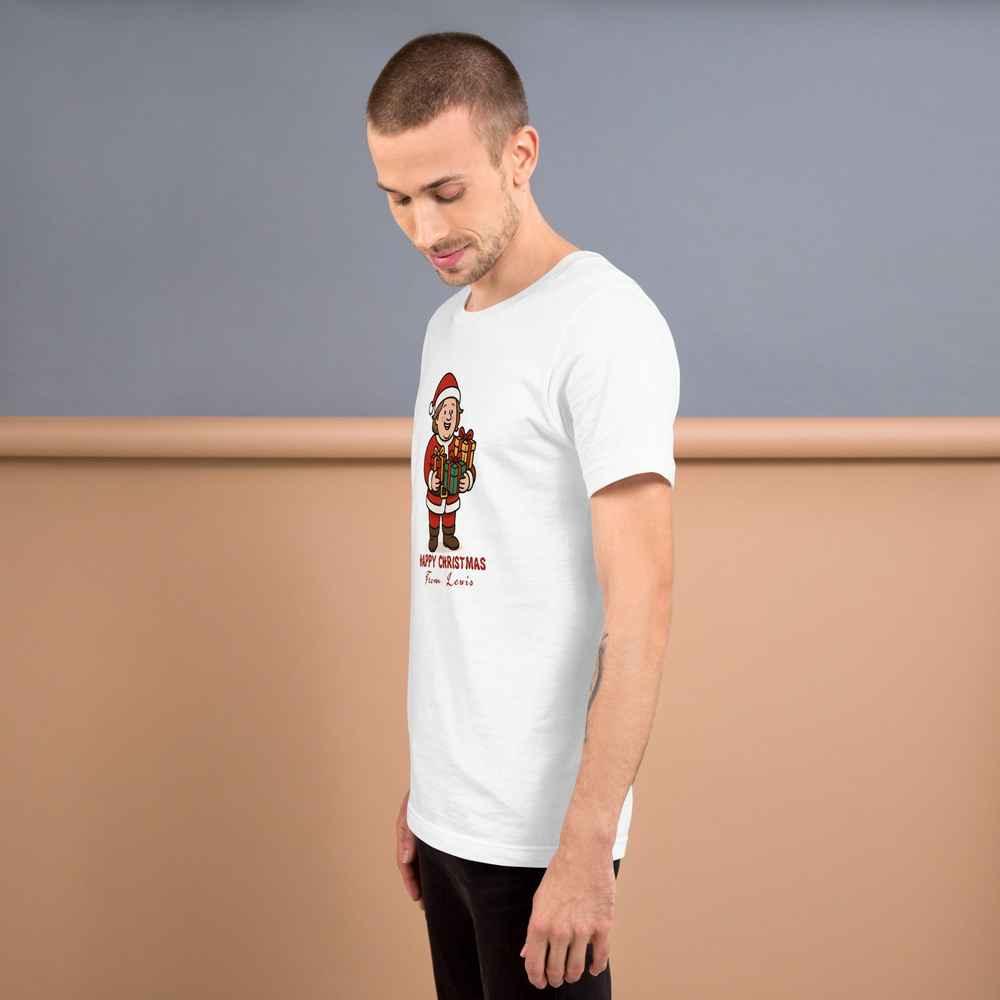 Lewis Capaldi Unisex Cotton T-Shirt | Graphic Christmas Tee