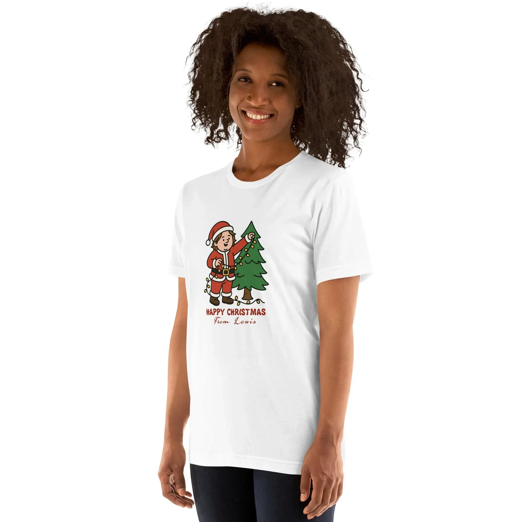 Lewis Capaldi Christmas T-Shirt | Unisex Organic Cotton Festive Tee