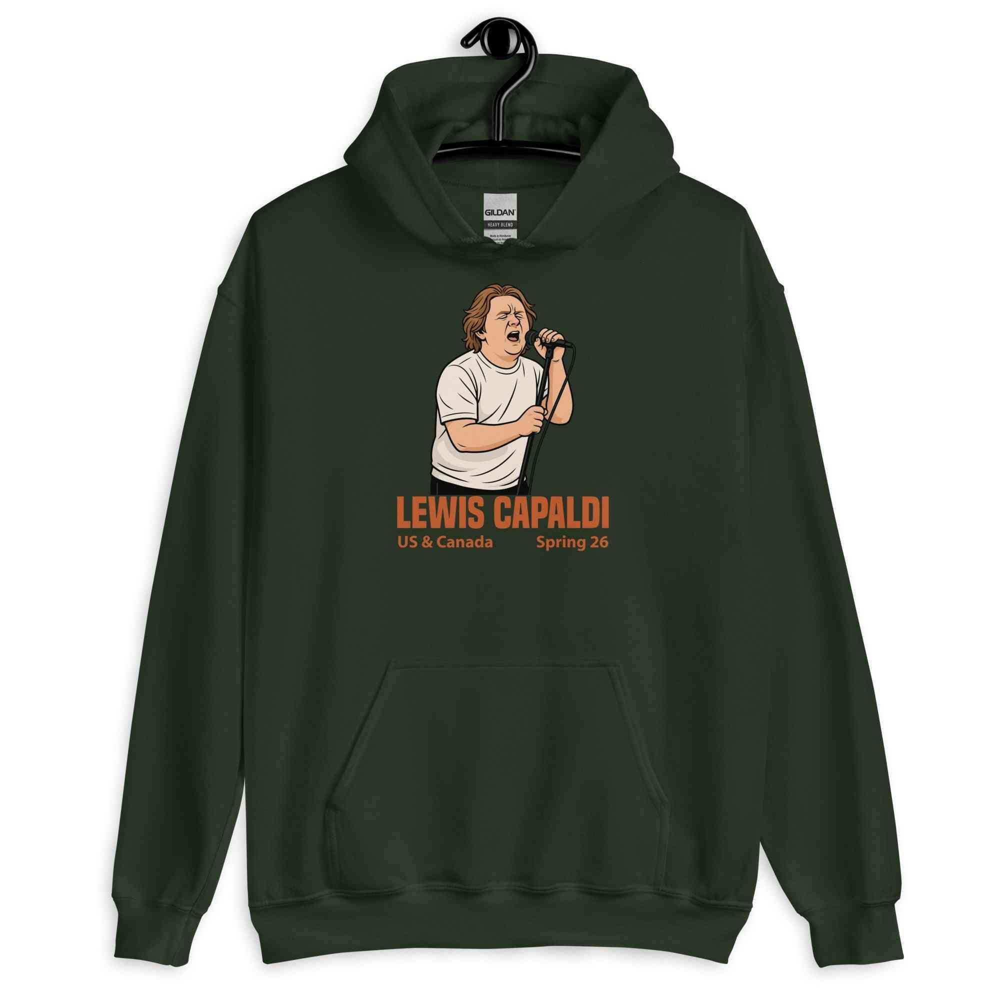 Lewis Capaldi Tour 2026 Unisex Hoodie - Alcyone213k Cotton Blend
