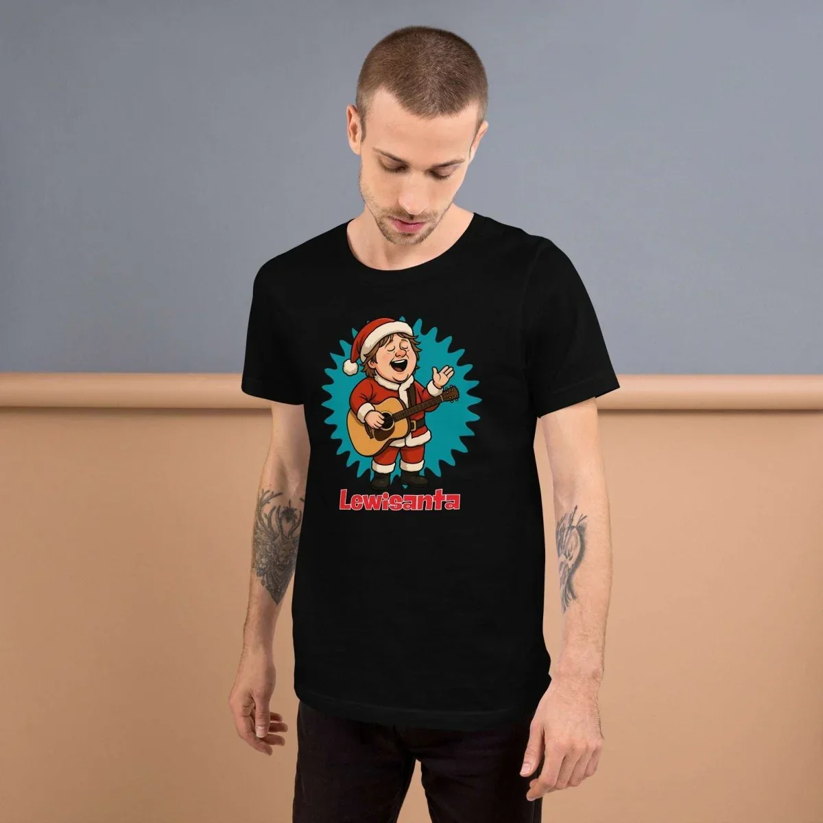 Lewis Capaldi Christmas T-Shirt | Unisex Festive Music Apparel