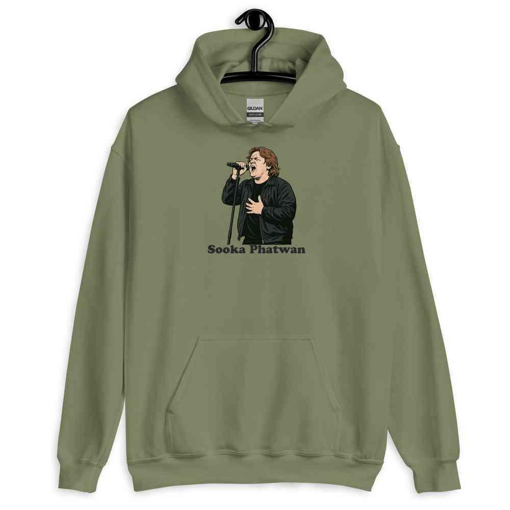 Lewis Capaldi Hoodie | Sooka Phatwan Red Cozy Unisex Apparel