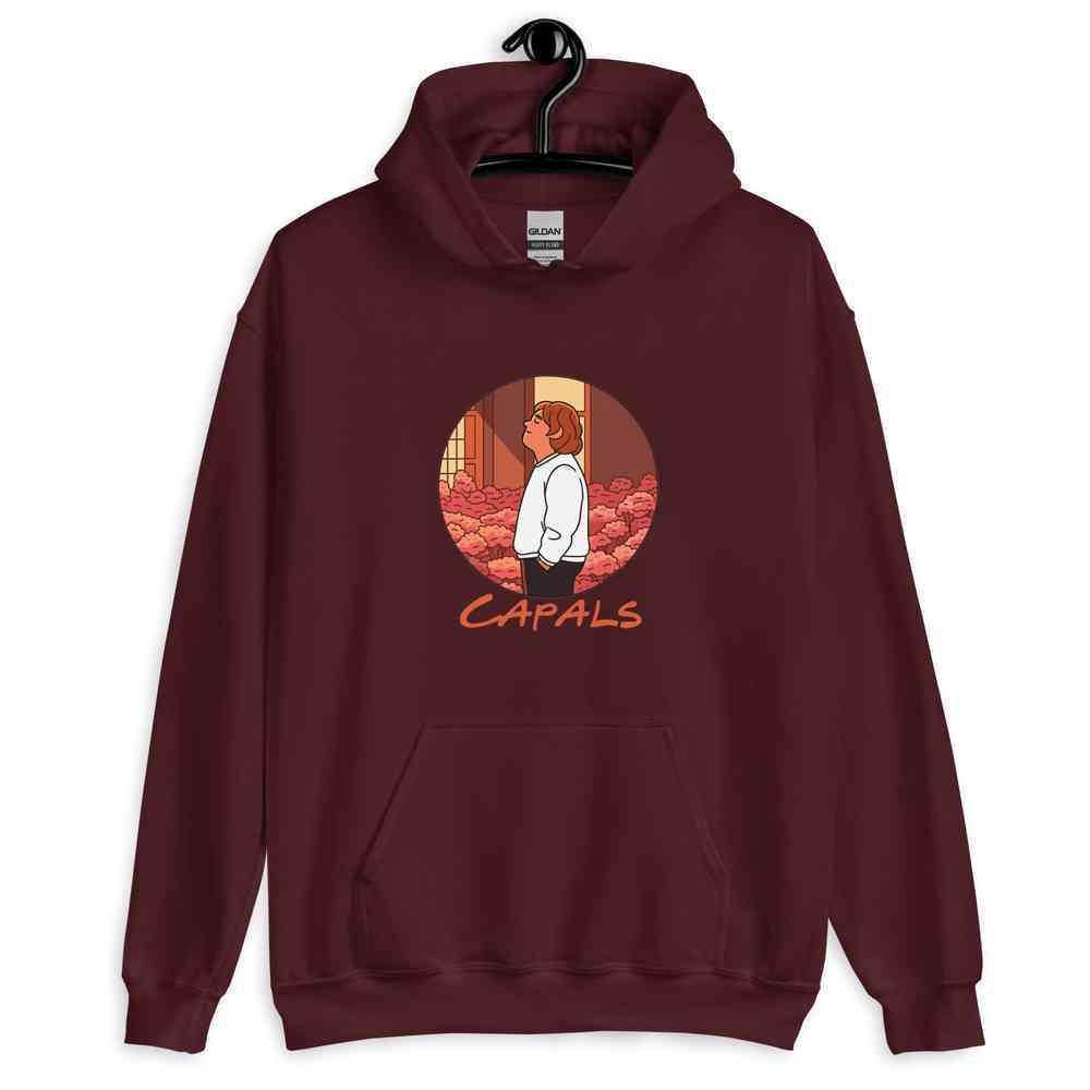 Lewis Capaldi Hoodie | Black Cotton-Poly Blend Unisex Graphic Sweatshirt - Capals