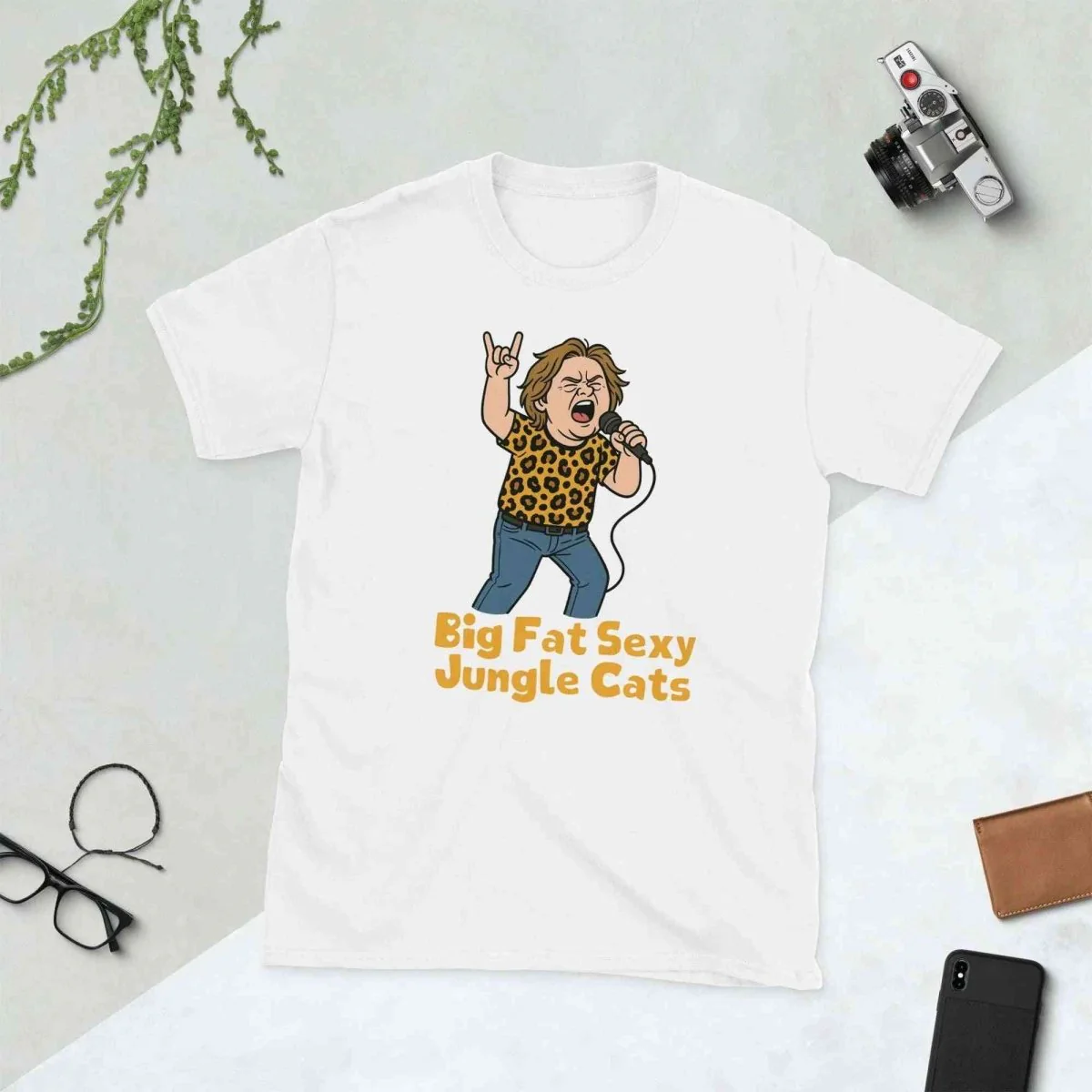 Lewis Capaldi Jungle Cats Cotton T-Shirt - Unisex Short-Sleeve