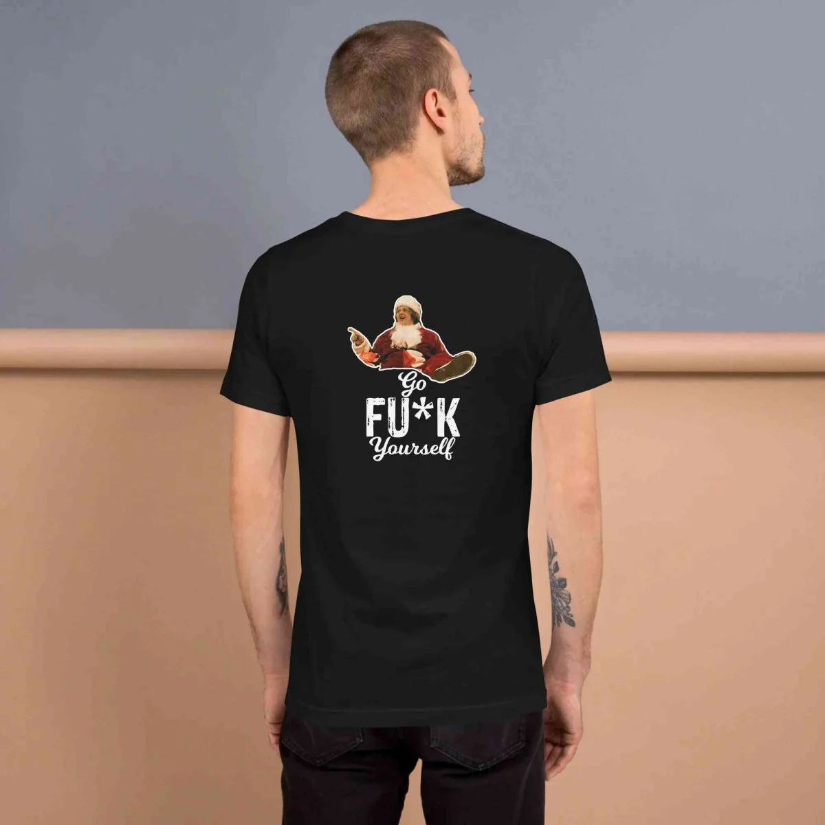 Lewis Capaldi Christmas T-Shirt | Unisex 'Go Fu*k Yourself' Festive Tee