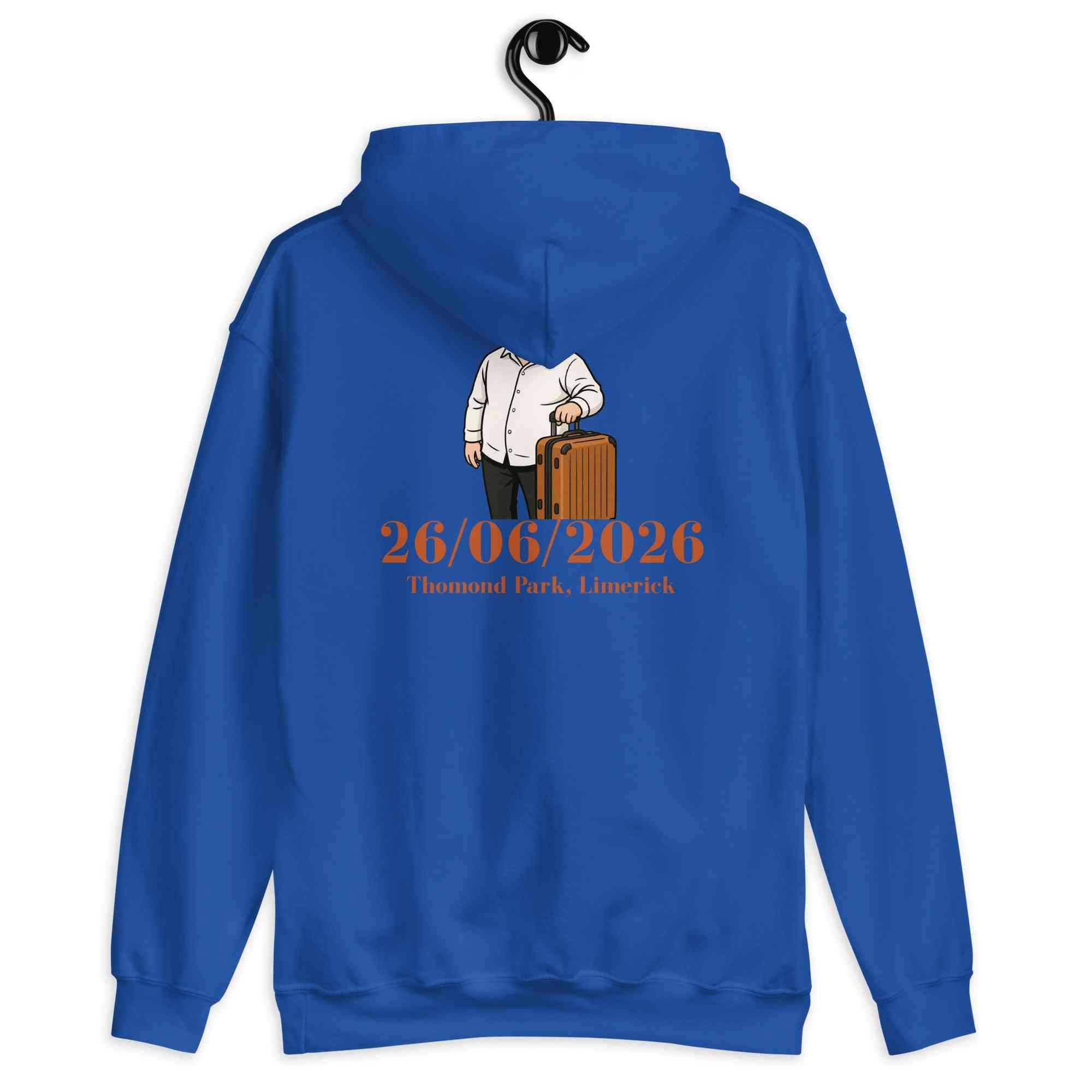Lewis Capaldi 2026 Tour Hoodie - Black Unisex Cotton-Poly Blend