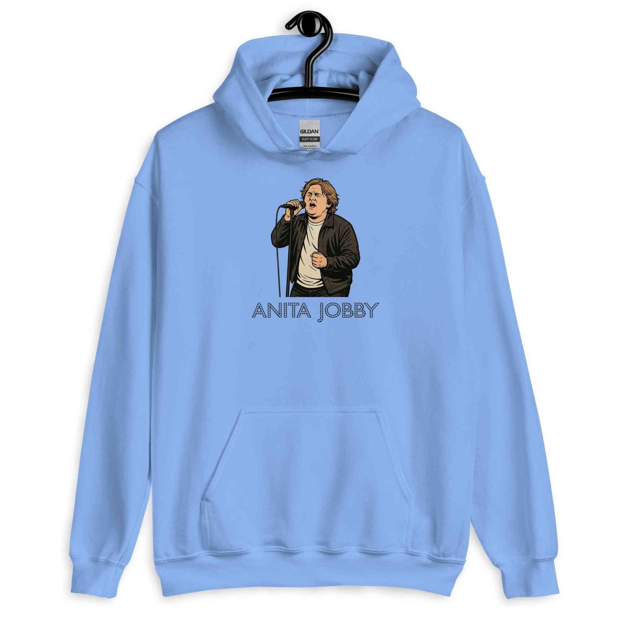 Lewis Capaldi Anita Jobby Graphic Hoodie - Unisex Eco-Friendly Cotton Blend