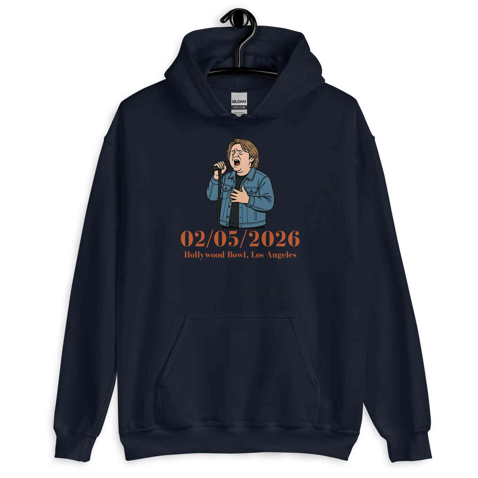 Lewis Capaldi 2026 Tour Hoodie - Black Unisex Eco-Friendly Merchandise