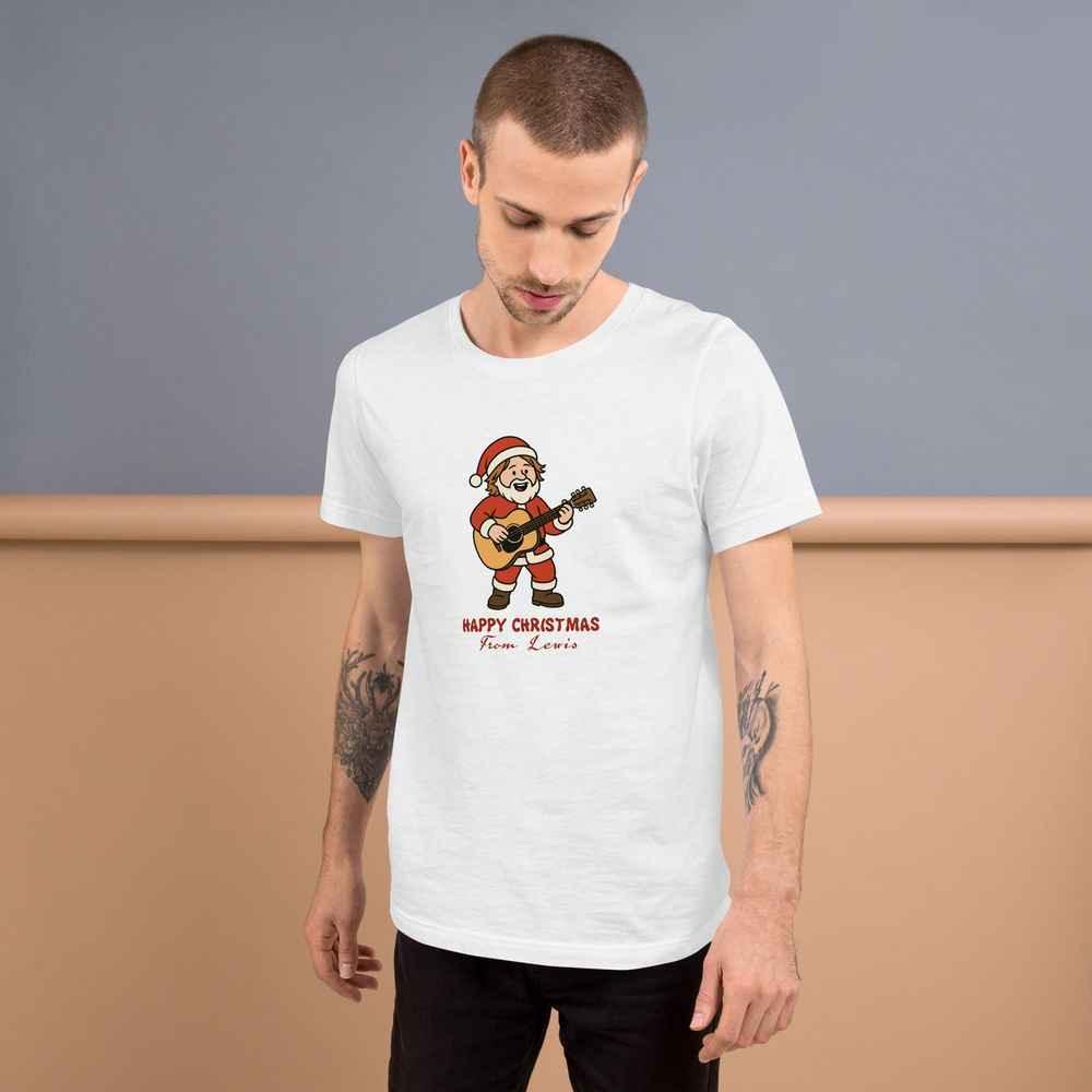 Lewis Capaldi Unisex Cotton T-Shirt | Graphic Christmas Tee