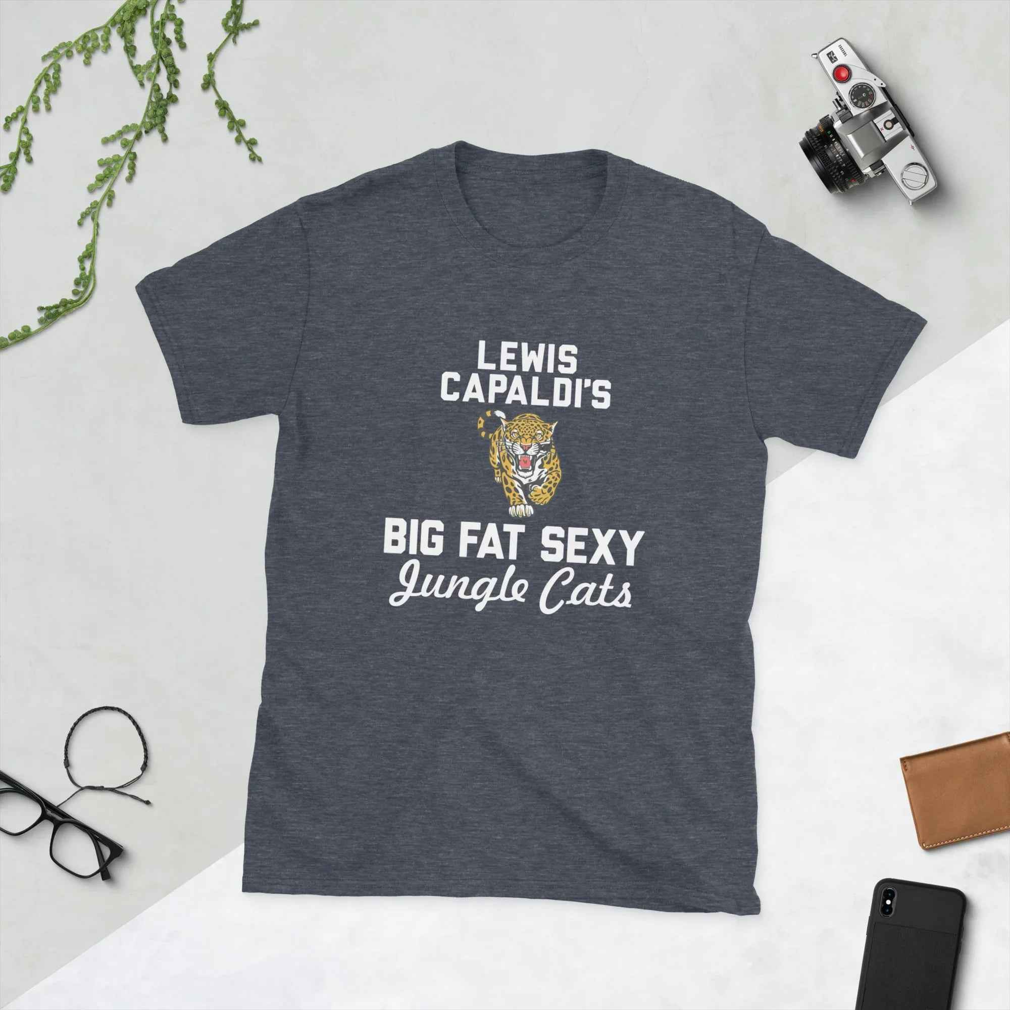 Lewis Capaldi Big Fat Sexy Jungle Cats T-Shirt - 100% Cotton, Unique Graphic Design