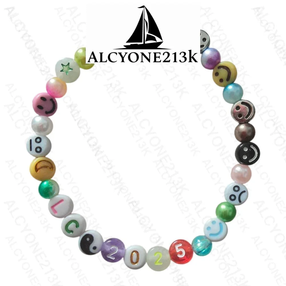 Lewis Capaldi Mystery Bracelets Pack of 10 | Colorful Alphabet Beads