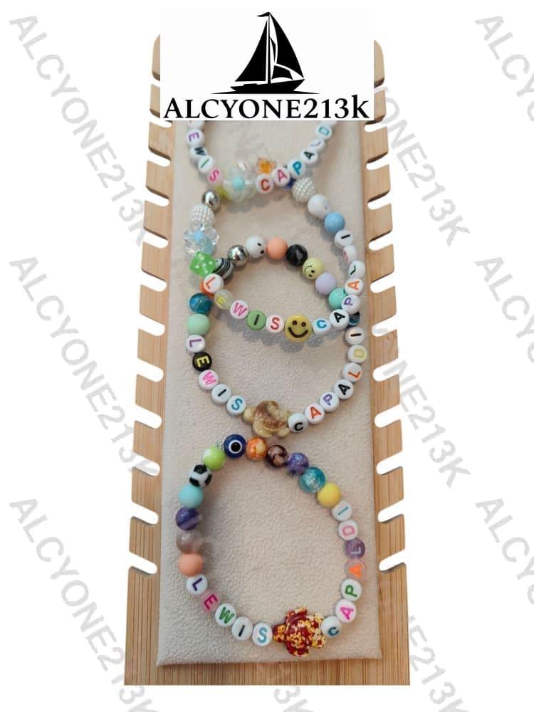 Lewis Capaldi Mystery Bracelets Pack of 10 | Colorful Alphabet Beads