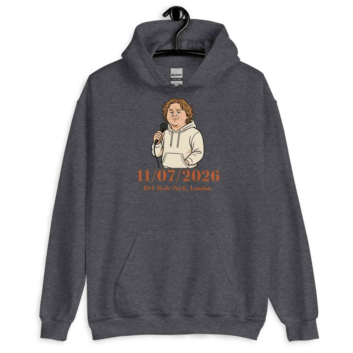 Lewis Capaldi Tour Hoodie 2026 | Unisex Black Cotton Blend
