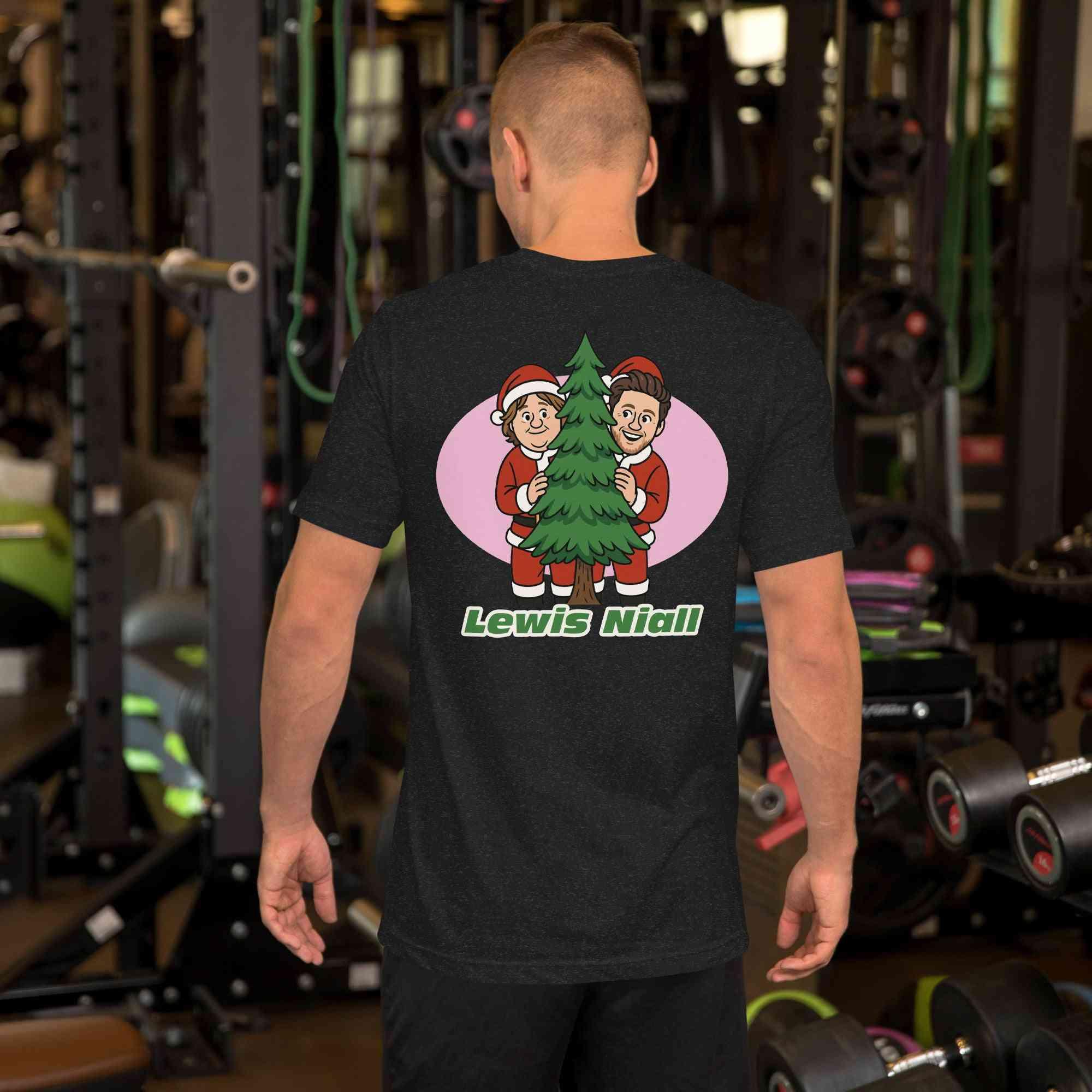 Lewis Capaldi & Niall Horan Christmas T-Shirt | Unisex Holiday Fan Apparel