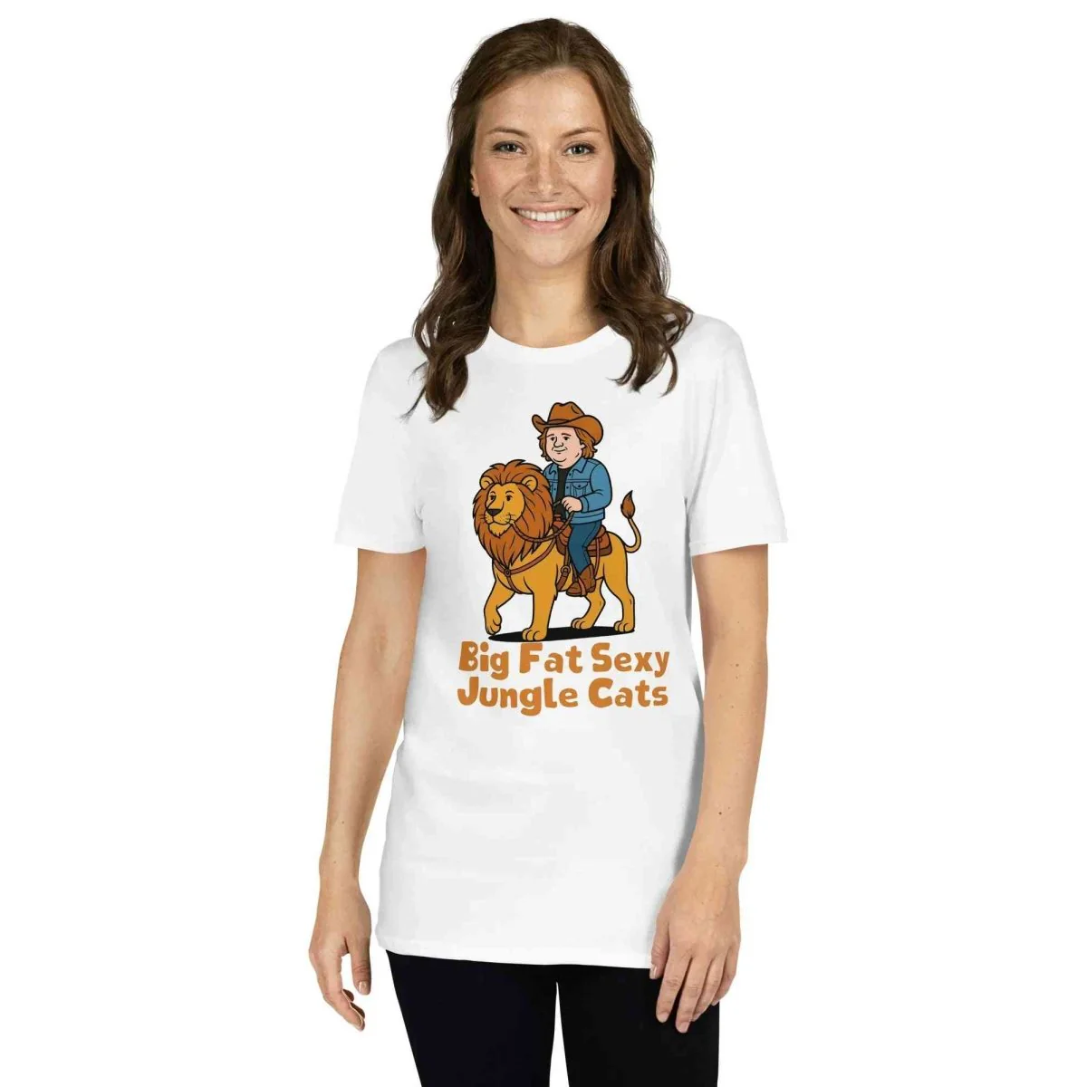 Lewis Capaldi T-Shirt �C Unisex Cotton Tee with Big Fat Sexy Jungle Cats Design