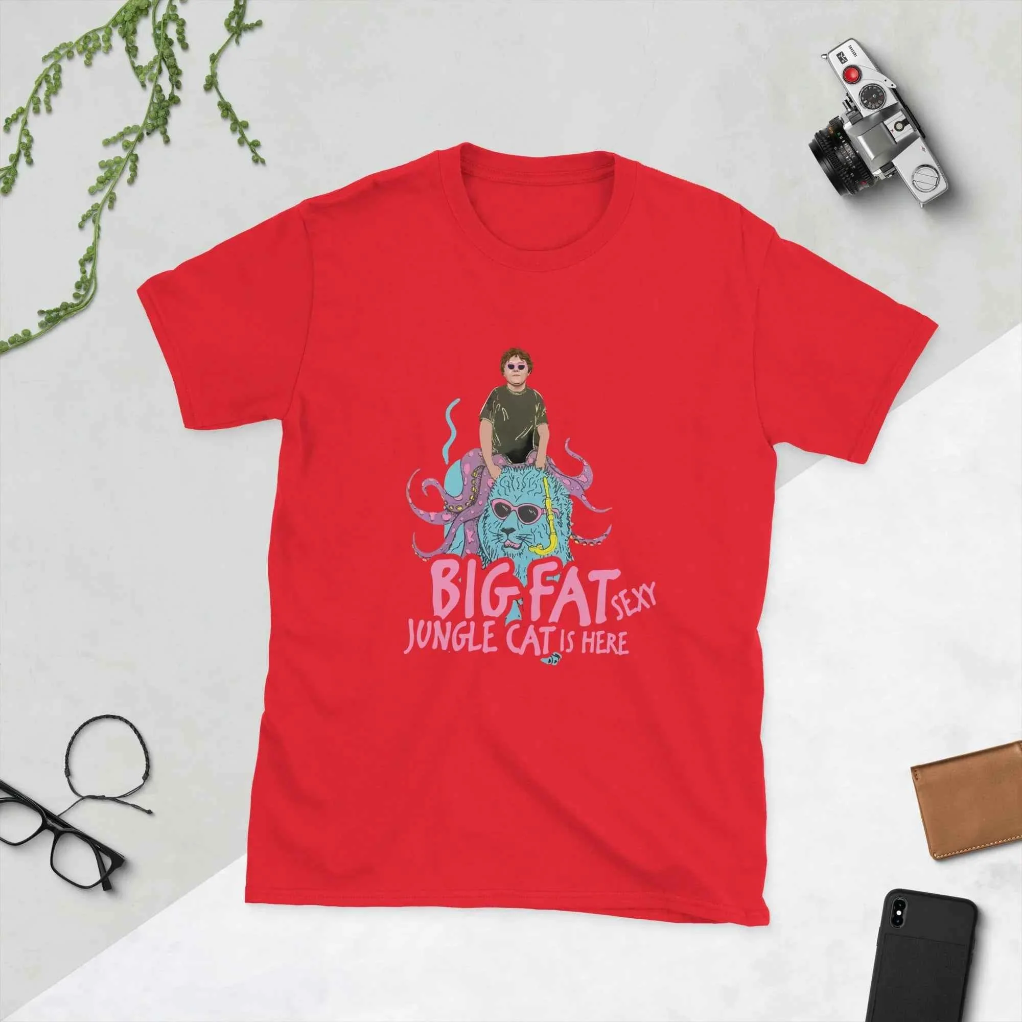 Lewis Capaldi Jungle Cats T-Shirt | Big Fat Sexy Cotton Tee for Fans