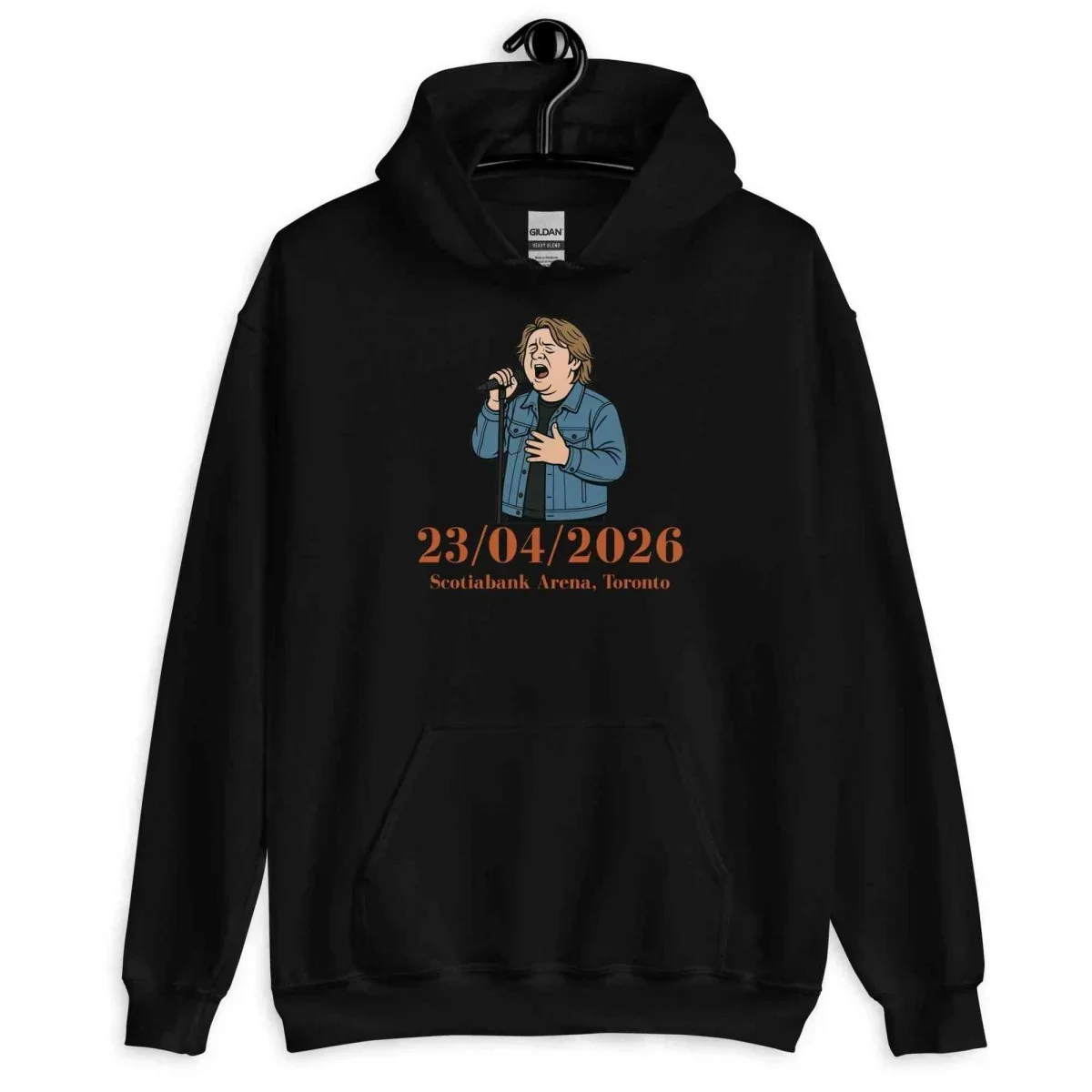 Lewis Capaldi Tour Hoodie 2026 | Unisex Black Cotton Blend