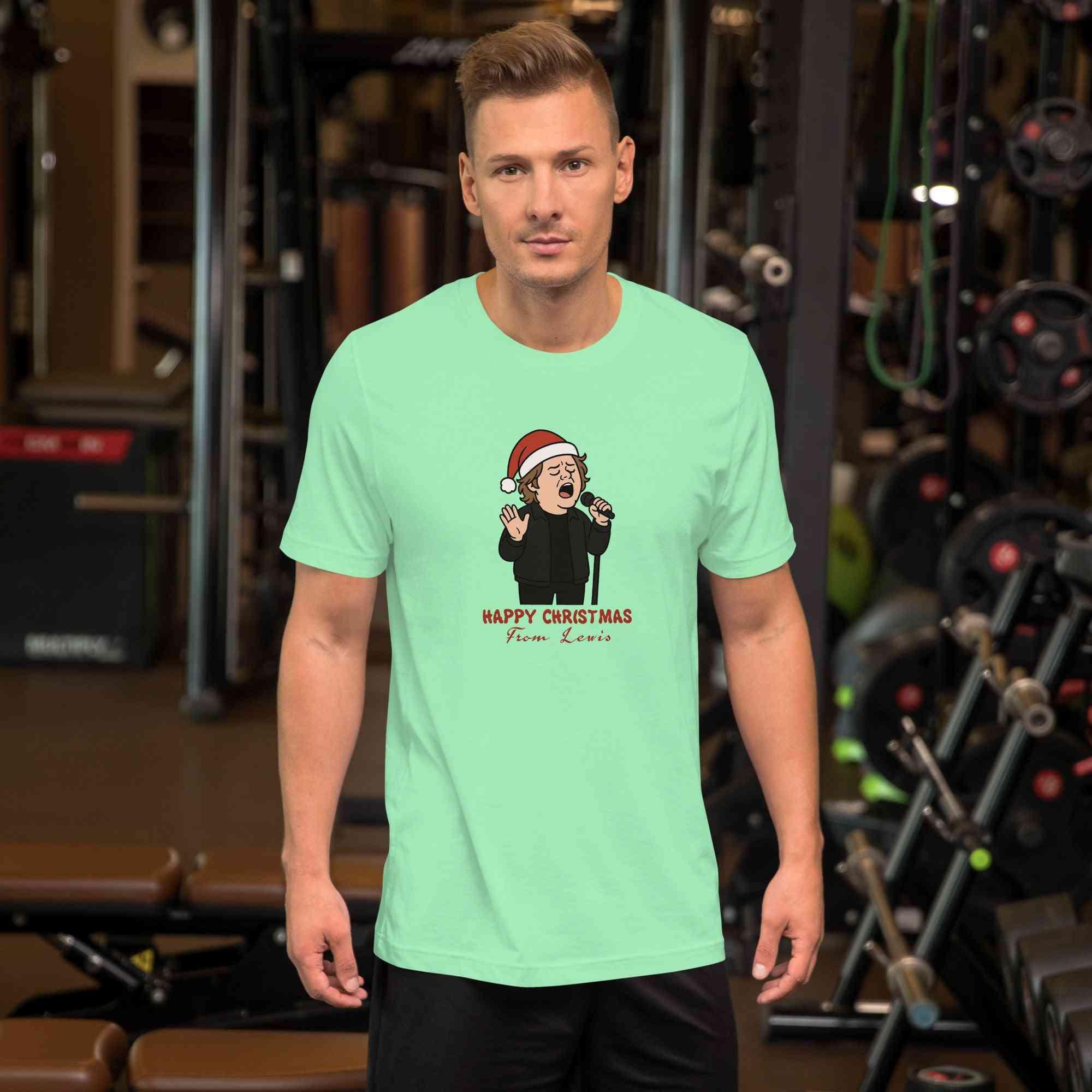 Lewis Capaldi Christmas T-Shirt Unisex | Eco-Friendly Festive Design