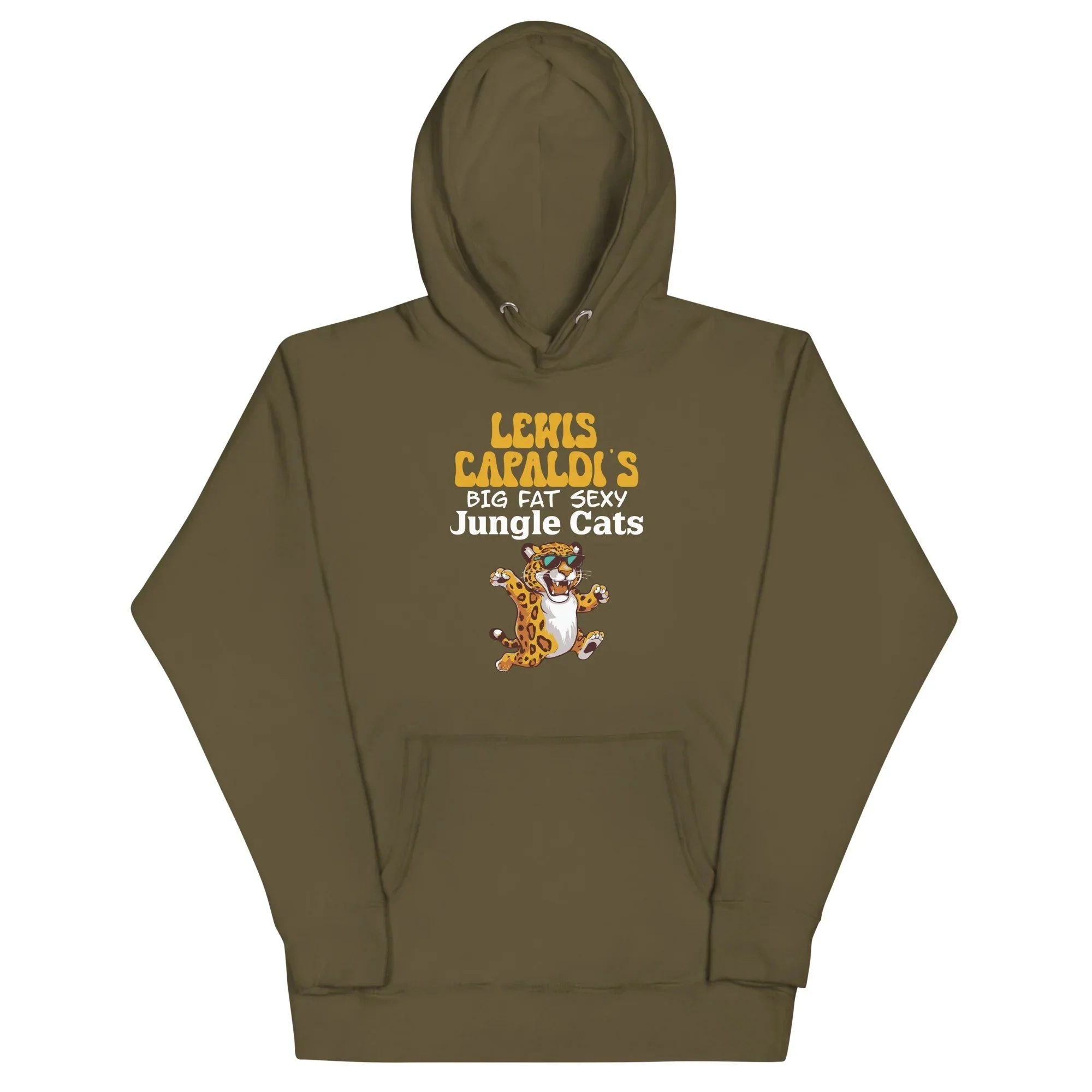 Lewis Capaldi Big Fat Sexy Jungle Cats Hoodie - Unisex Graphic Sweatshirt