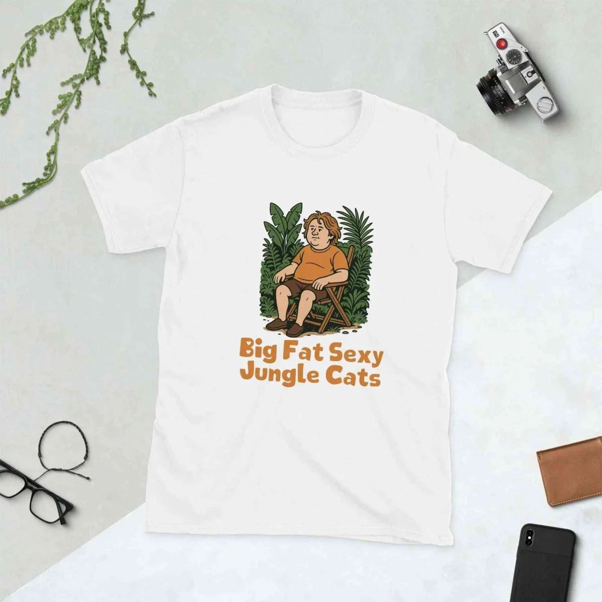 Lewis Capaldi T-Shirt | Big Fat Sexy Jungle Cats Cotton Blend Unisex Tee