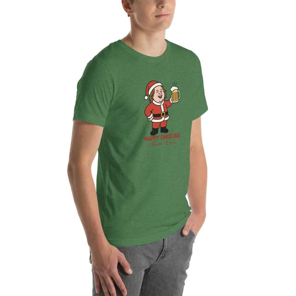 Lewis Capaldi Unisex Cotton T-Shirt | Graphic Christmas Tee