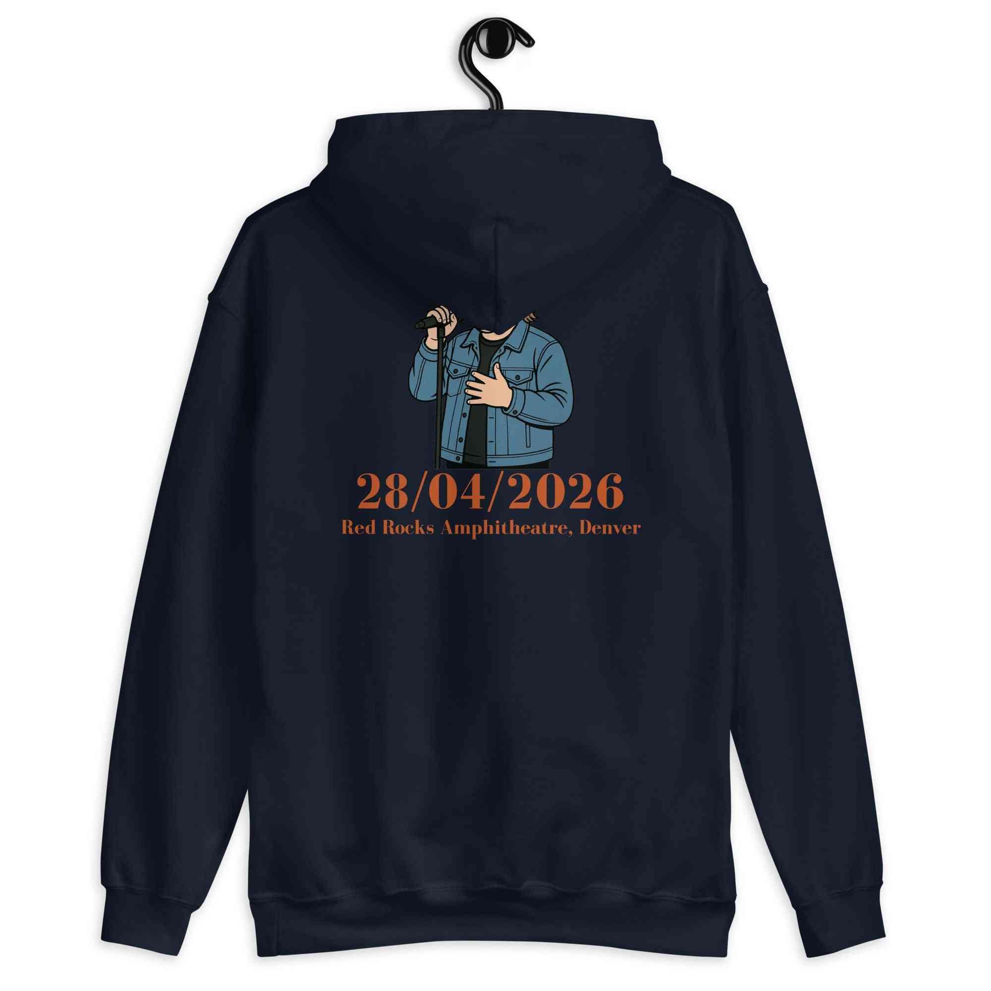 Lewis Capaldi Tour Hoodie 2026 | Unisex Black Cotton-Poly Blend