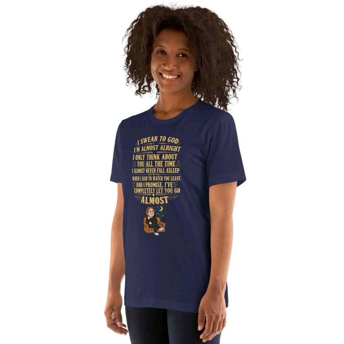 Lewis Capaldi Almost Lyrics Shirt | Unisex T-Shirt for Fans of Emotional Music