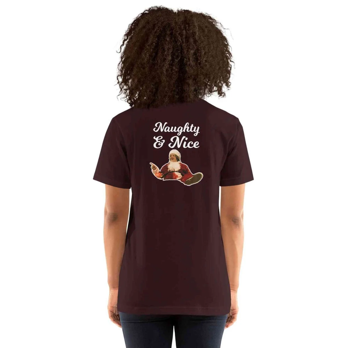 Lewis Capaldi Christmas T-Shirt | Naughty & Nice Unisex Eco-Friendly Tee