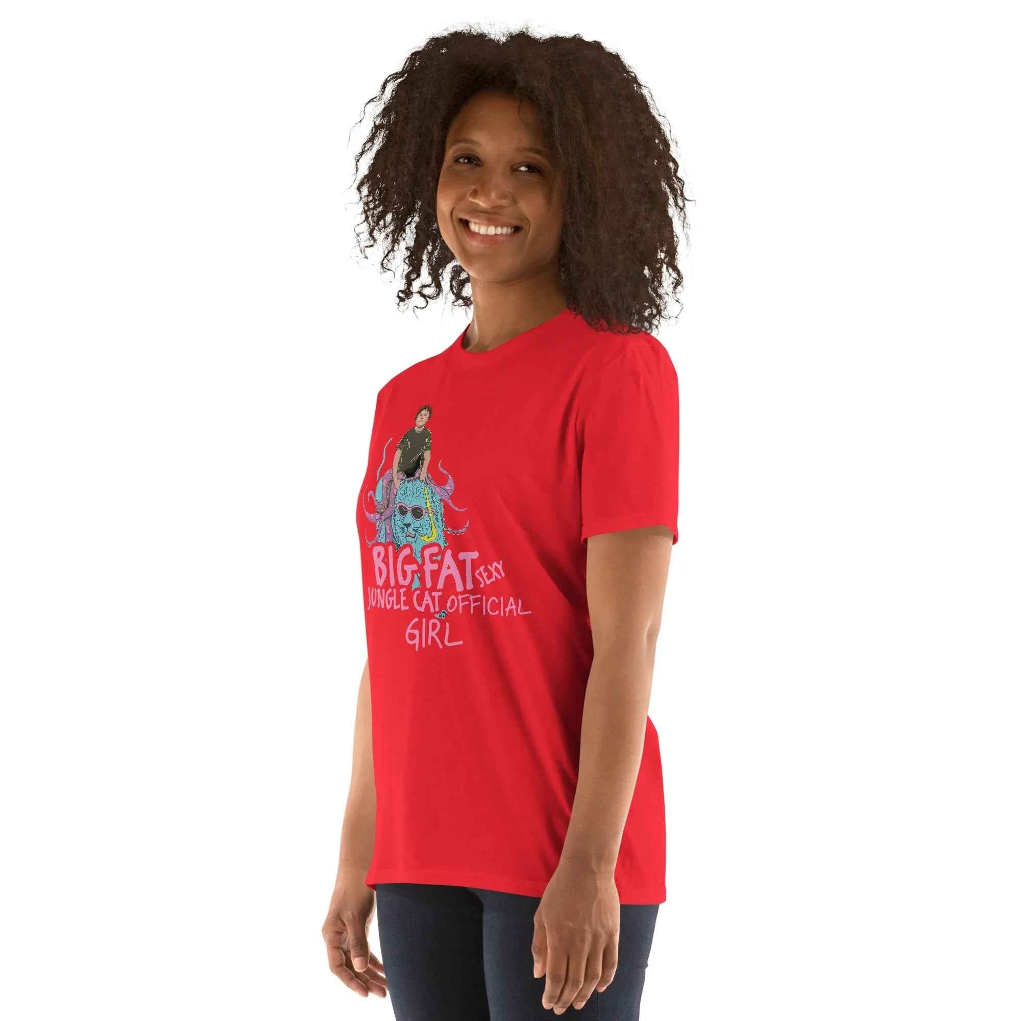 Lewis Capaldi T-Shirt | Big Fat Sexy Jungle Cats Graphic Tee for Girls | Premium Cotton