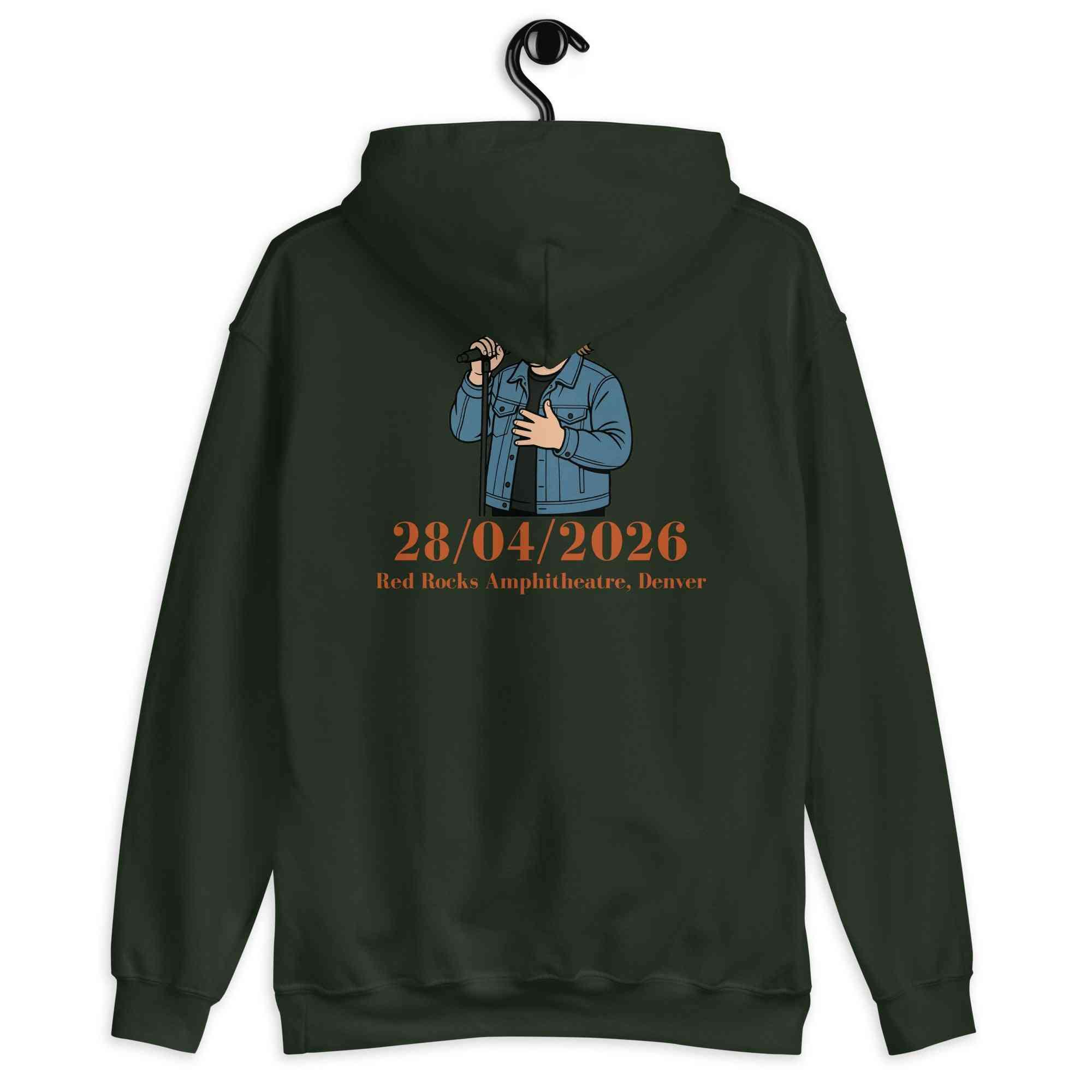 Lewis Capaldi Tour Hoodie 2026 | Unisex Black Cotton-Poly Blend