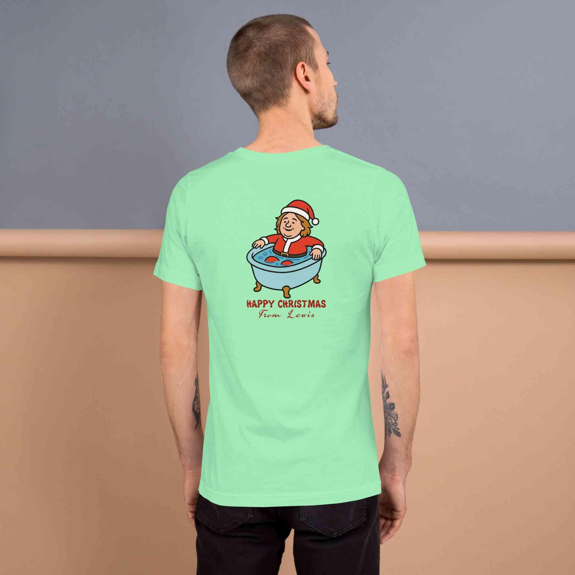 Lewis Capaldi Christmas T-Shirt - Unisex Eco-Friendly Festive Graphic Tee