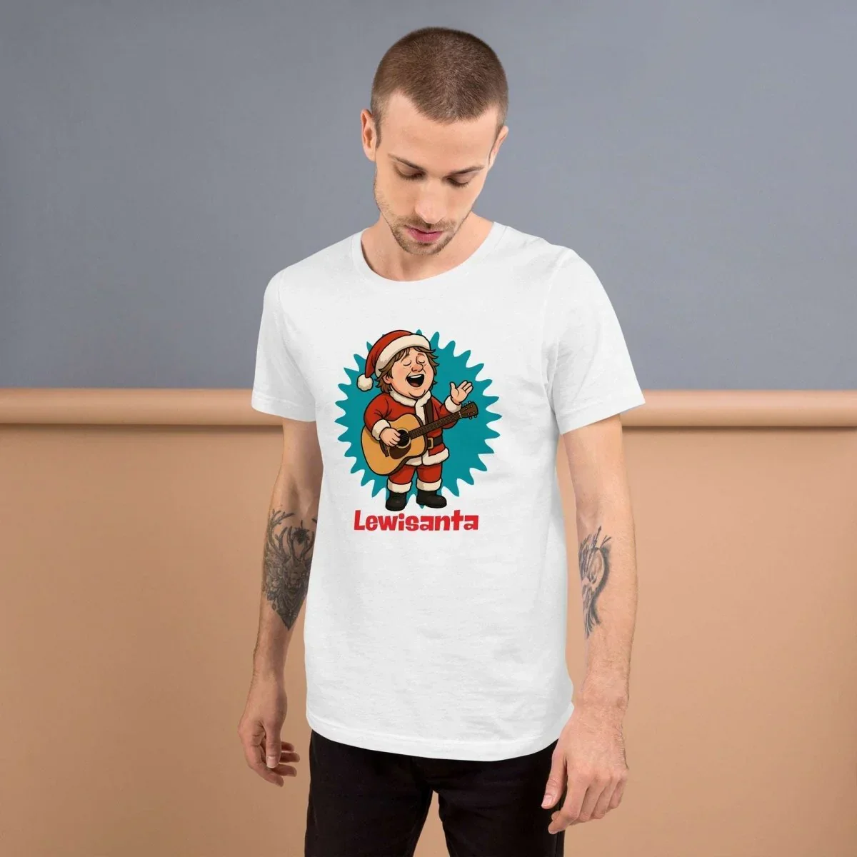 Lewis Capaldi Christmas T-Shirt | Unisex Festive Music Apparel