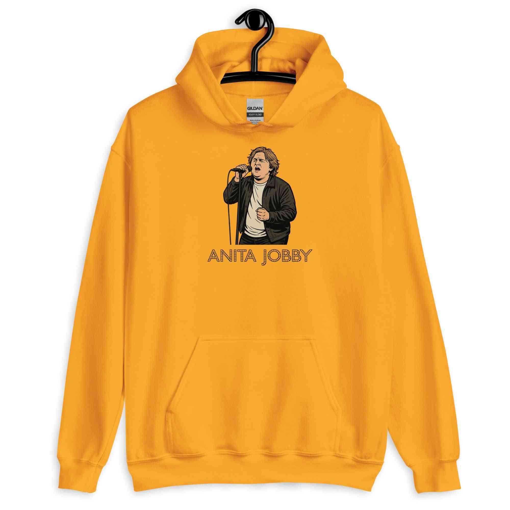 Lewis Capaldi Anita Jobby Graphic Hoodie - Unisex Eco-Friendly Cotton Blend