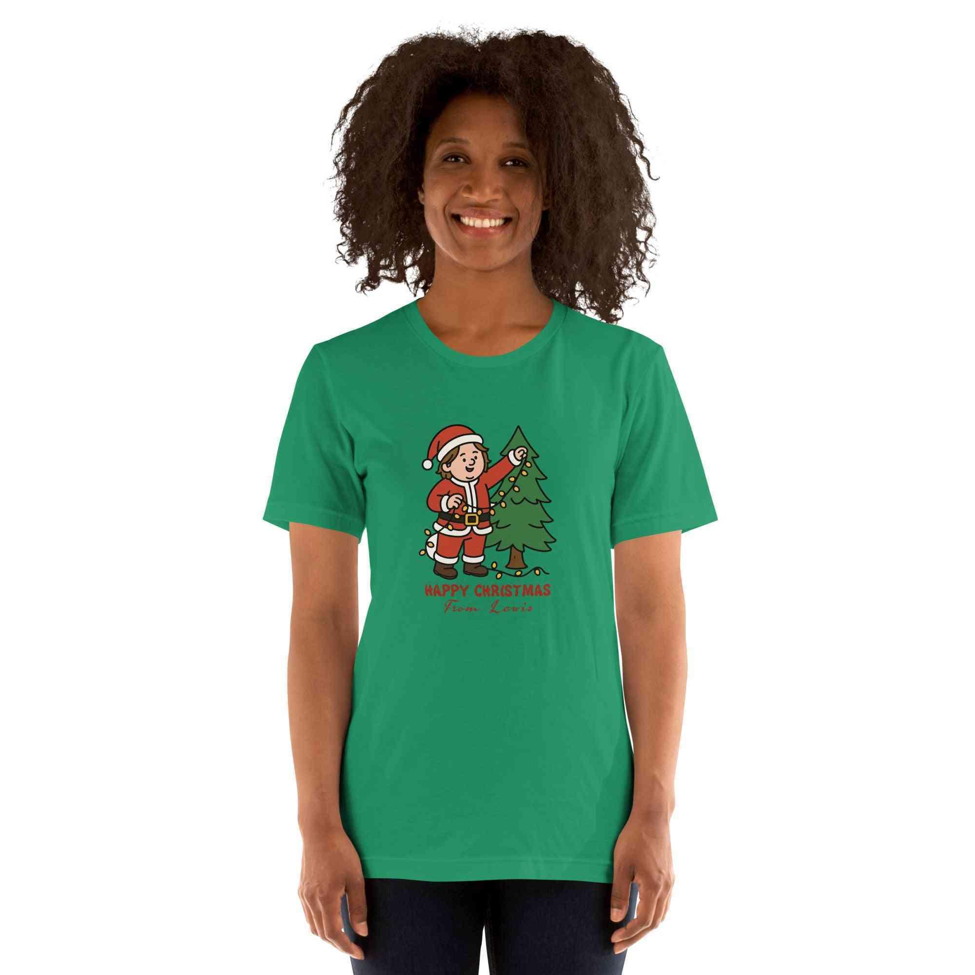 Lewis Capaldi Christmas T-Shirt | Unisex Organic Cotton Festive Tee
