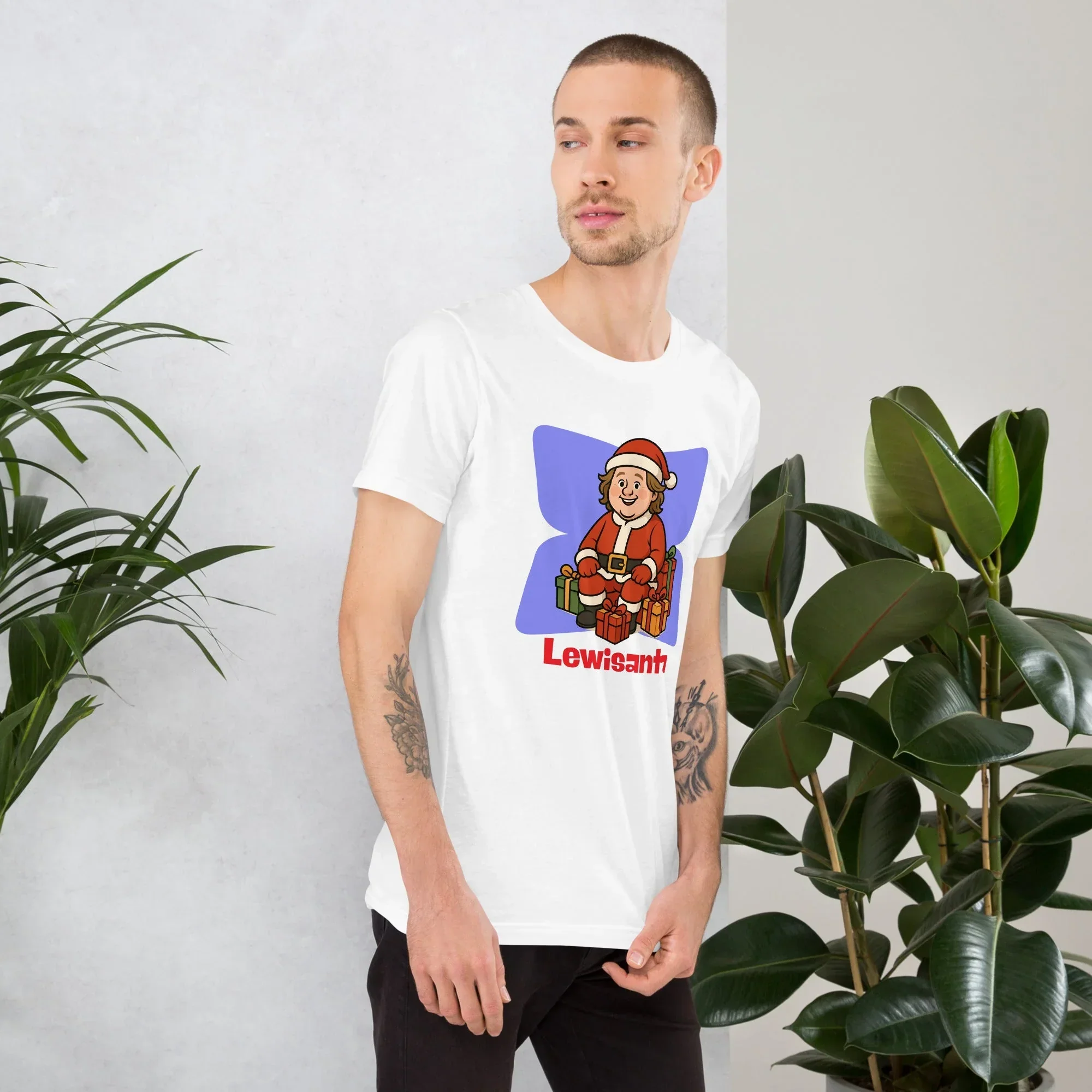 Lewis Capaldi Christmas T-Shirt | Organic Cotton Unisex Festive Tee